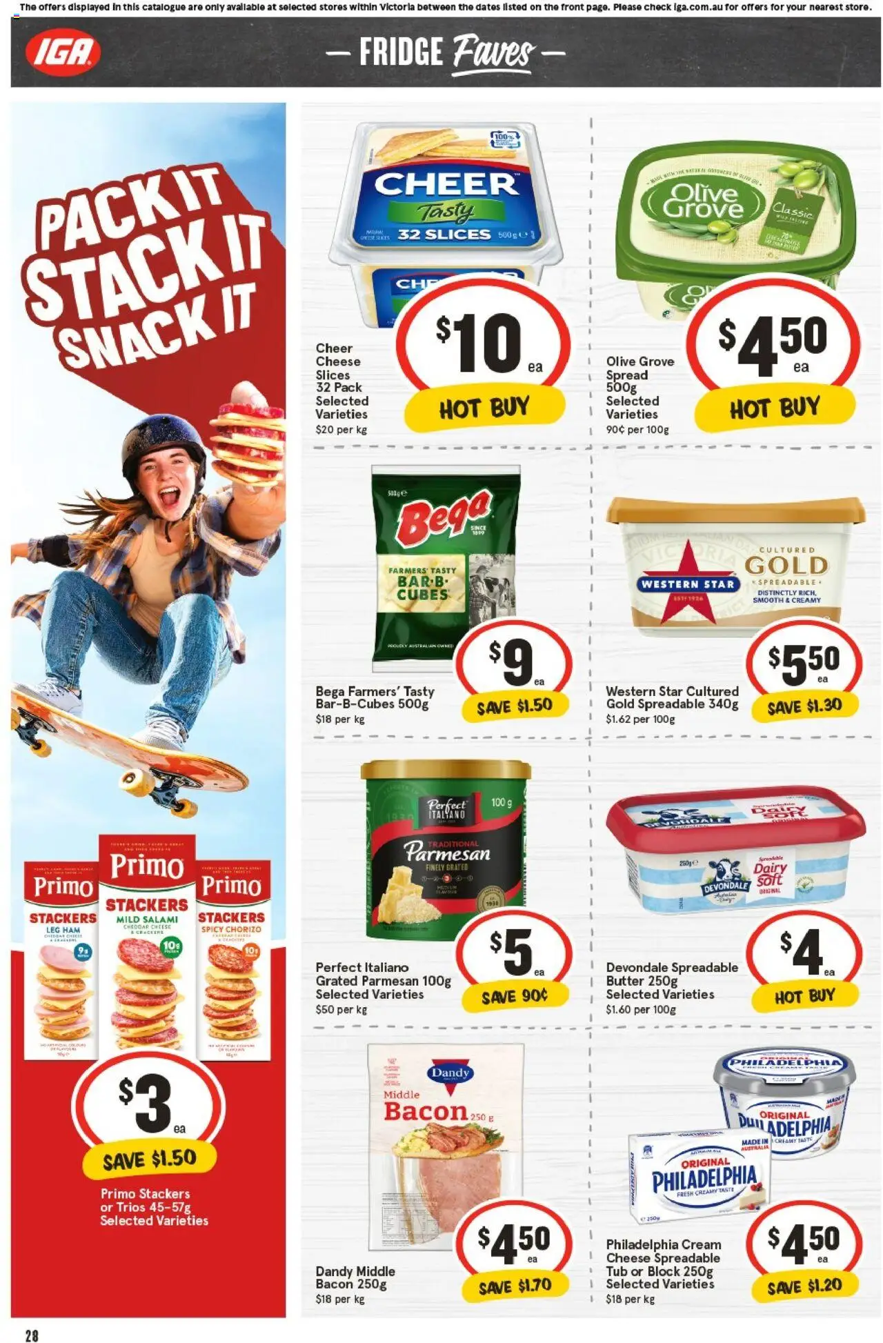 IGA catalogue - valid from 15.10.2025 | Page: 27 | Products: Crackers, Dairy, Butter, Cheese