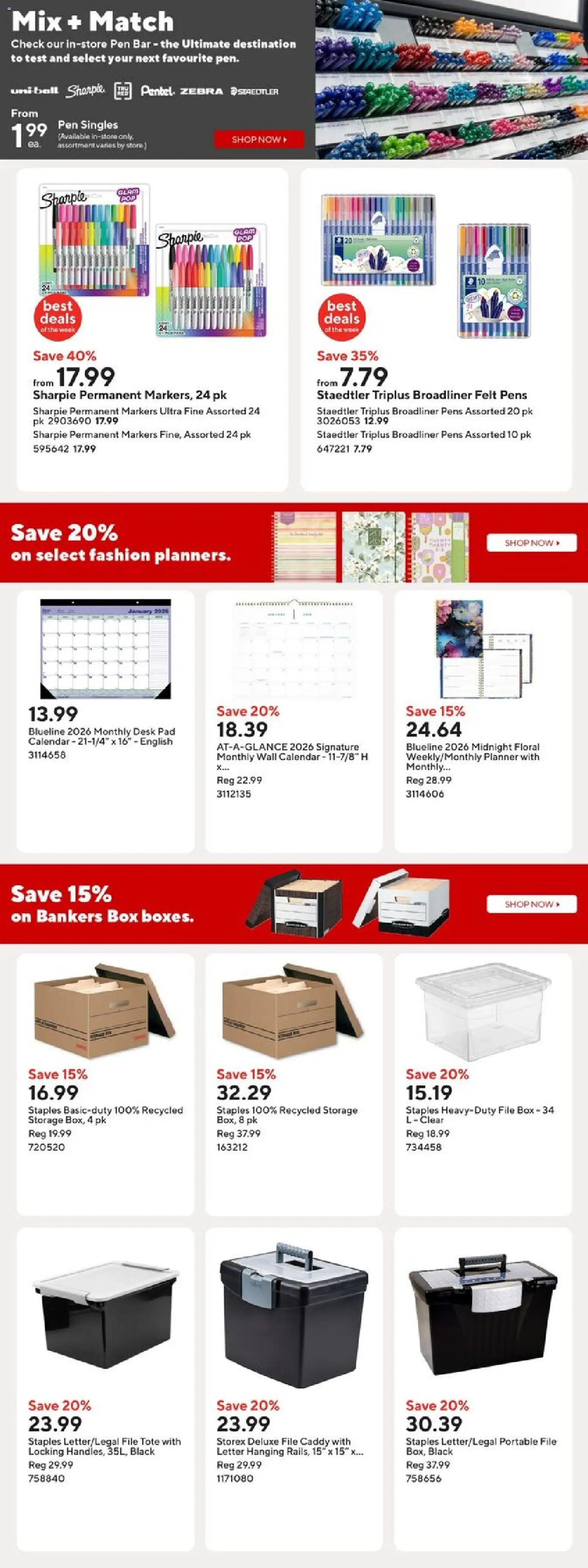 Staples flyer valid from 31.10.2025 | Page: 10 | Products: Box