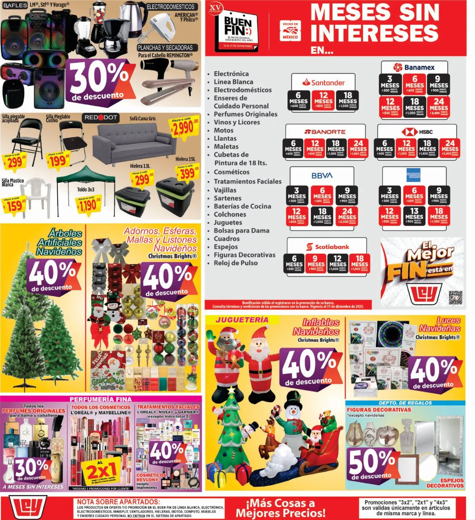 Nuevas ofertas de Casa Ley válidas en toda la República Mexicana desde el 13.11.2025. ¡Encuentra las mejores ofertas en Casa Ley folleto Tepic! | Página: 2 | Productos: Sofá, Hielera, Cama, Reloj