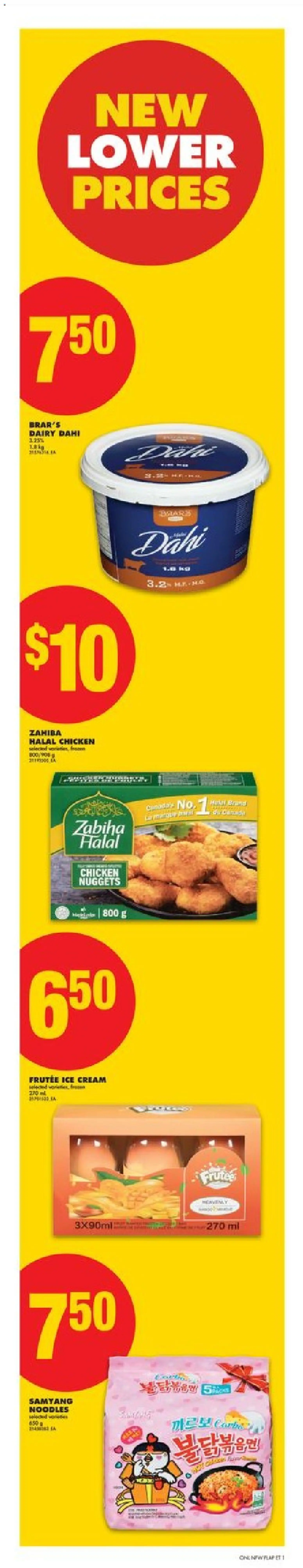 No Frills flyer valid from 29.01.2026 | Page: 14 | Products: Noodles, Cream, Ice cream, Chicken