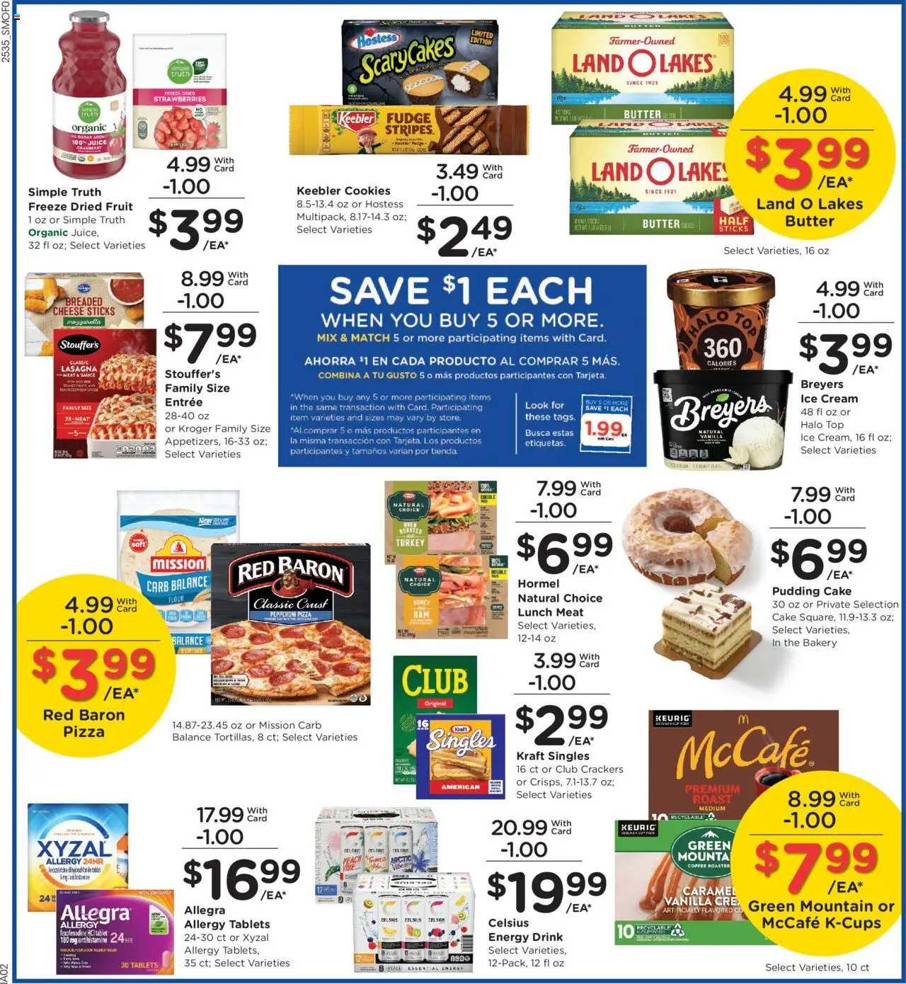 Smith's Weekly Ad - valid from 01.10.2025 | Page: 9 | Products: Strawberries, Cookies, Peach, Tablet