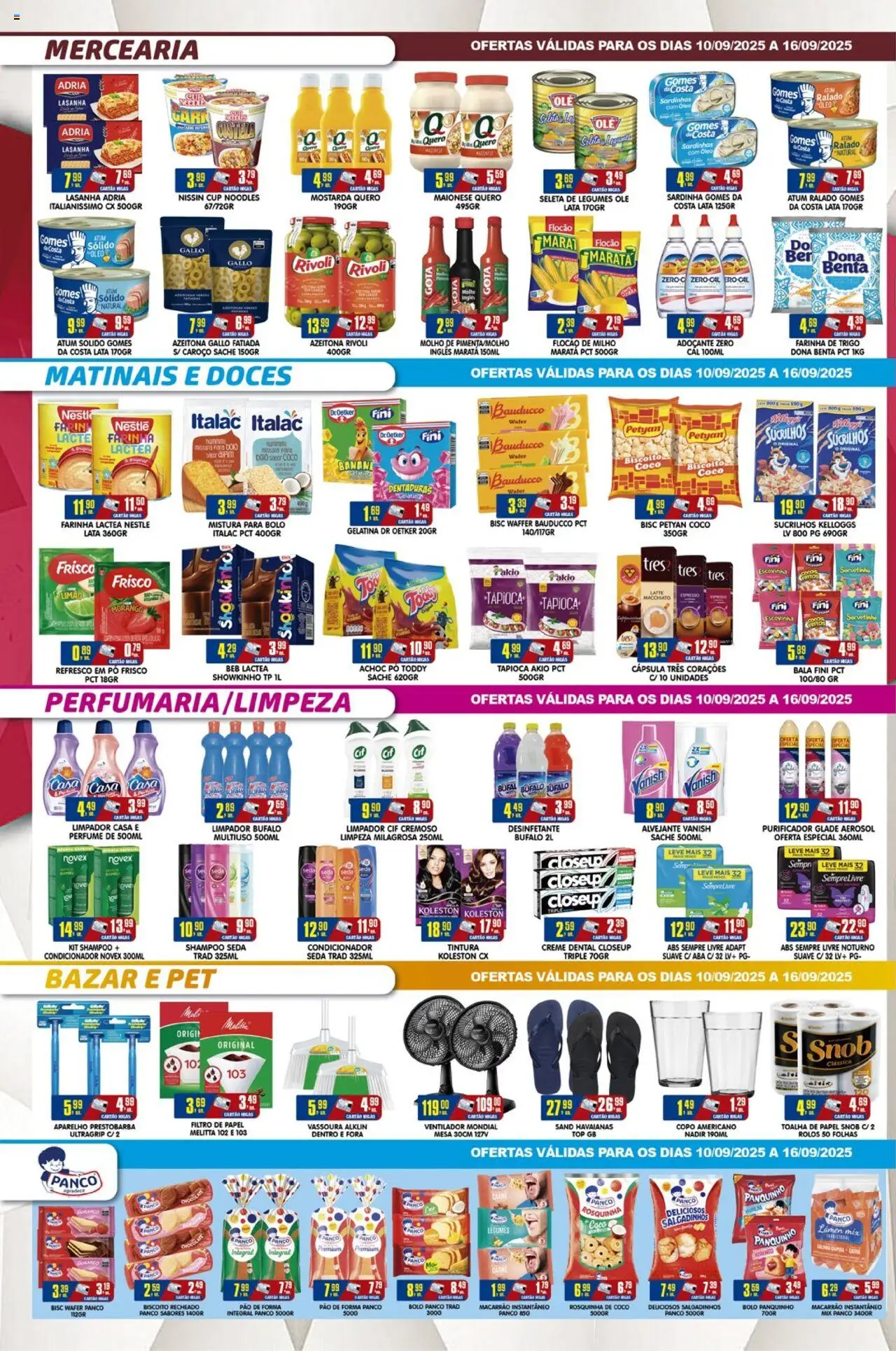 Higa's Supermercado Folheto - válido de 10.09.2025 | Página: 2 | Produtos: Frisco, Tres corações, Café, Gelatina