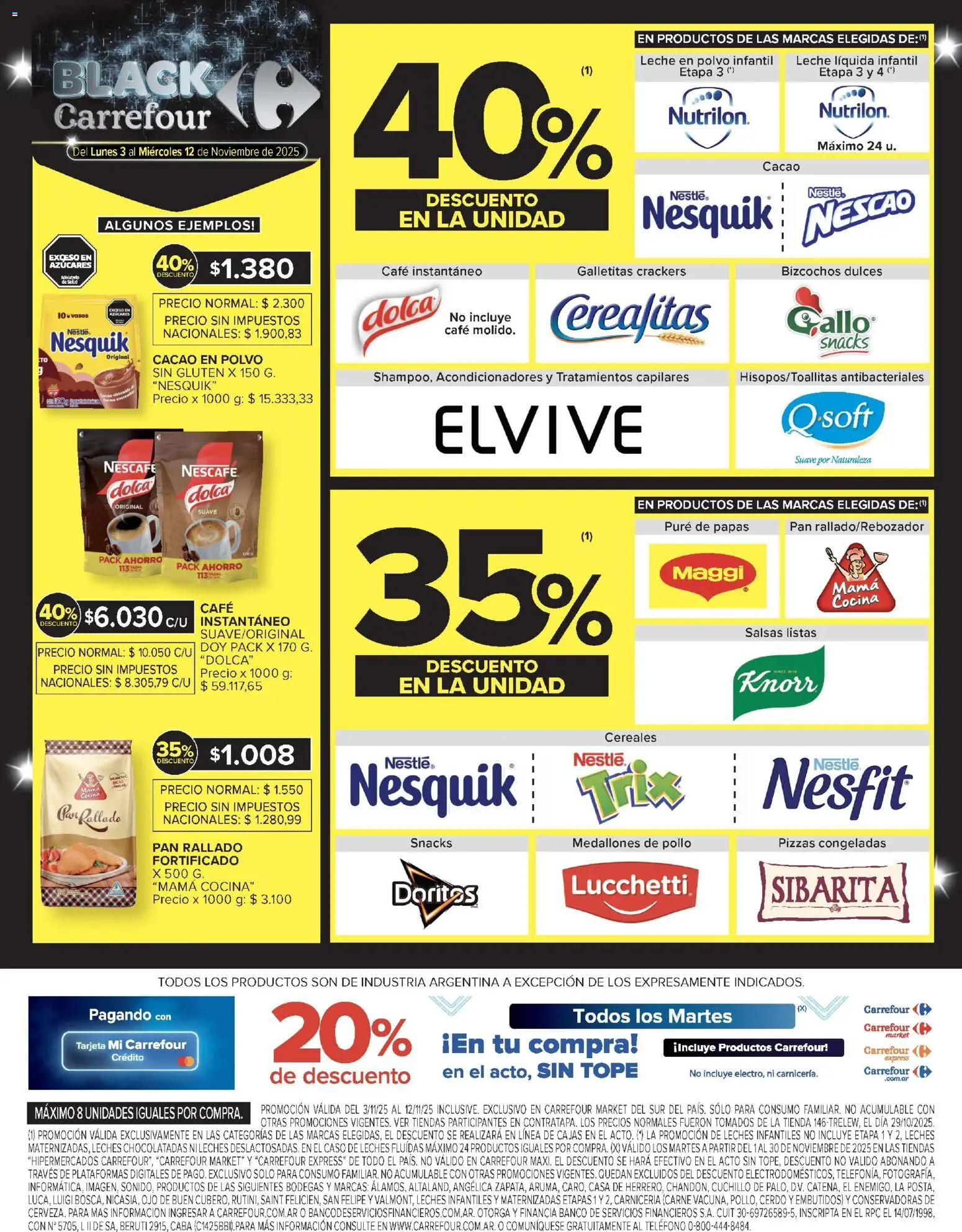 Carrefour Market catálogo - Santa Cruz │ válido desde el 03.11.2025 | Página: 7 | Productos: Teléfono, Pollo, Pan, Cacao