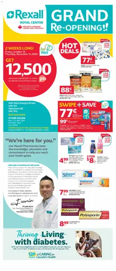 Preview of Rexall - Grand Opening Vancouver from shop Rexall valid from 31.10.2025