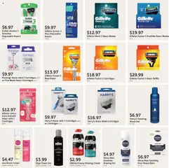 Preview of Fareway weekly ads valid from 29.09.2025 | Page: 34 | Products: Fusion, Razor Blade, Shaving Cream, Sensor