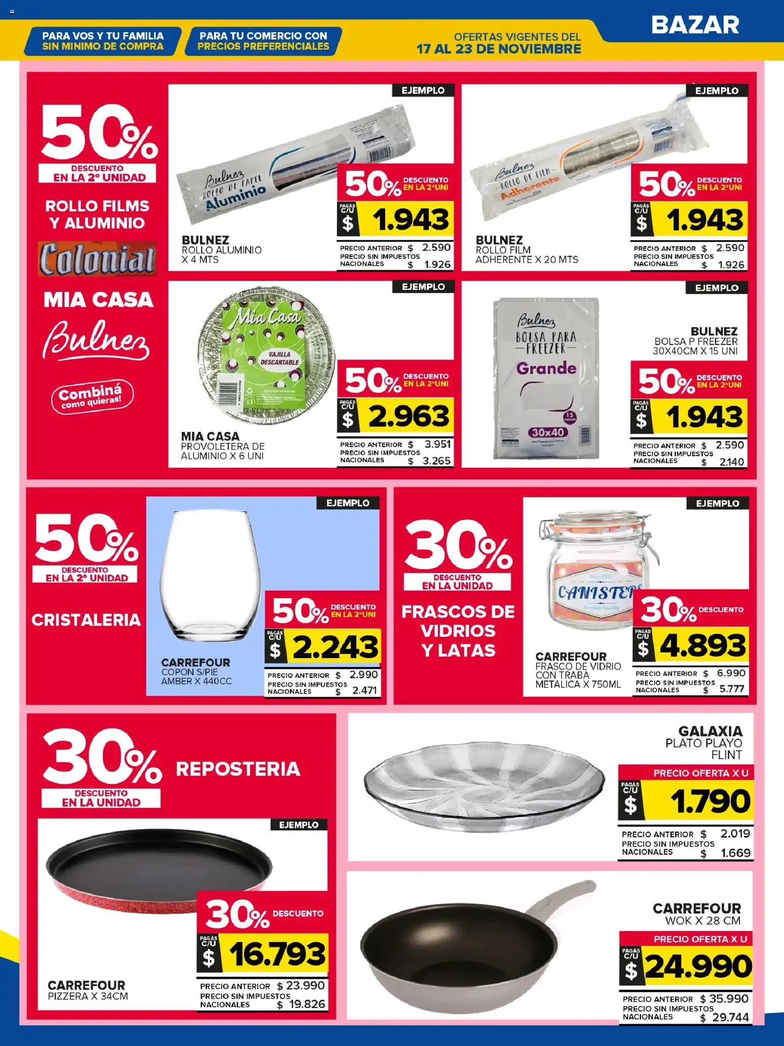 Carrefour Maxi catálogo │ válido desde el 17.11.2025 | Página: 24 | Productos: Bolsa, Wok, Frasco, Freezer