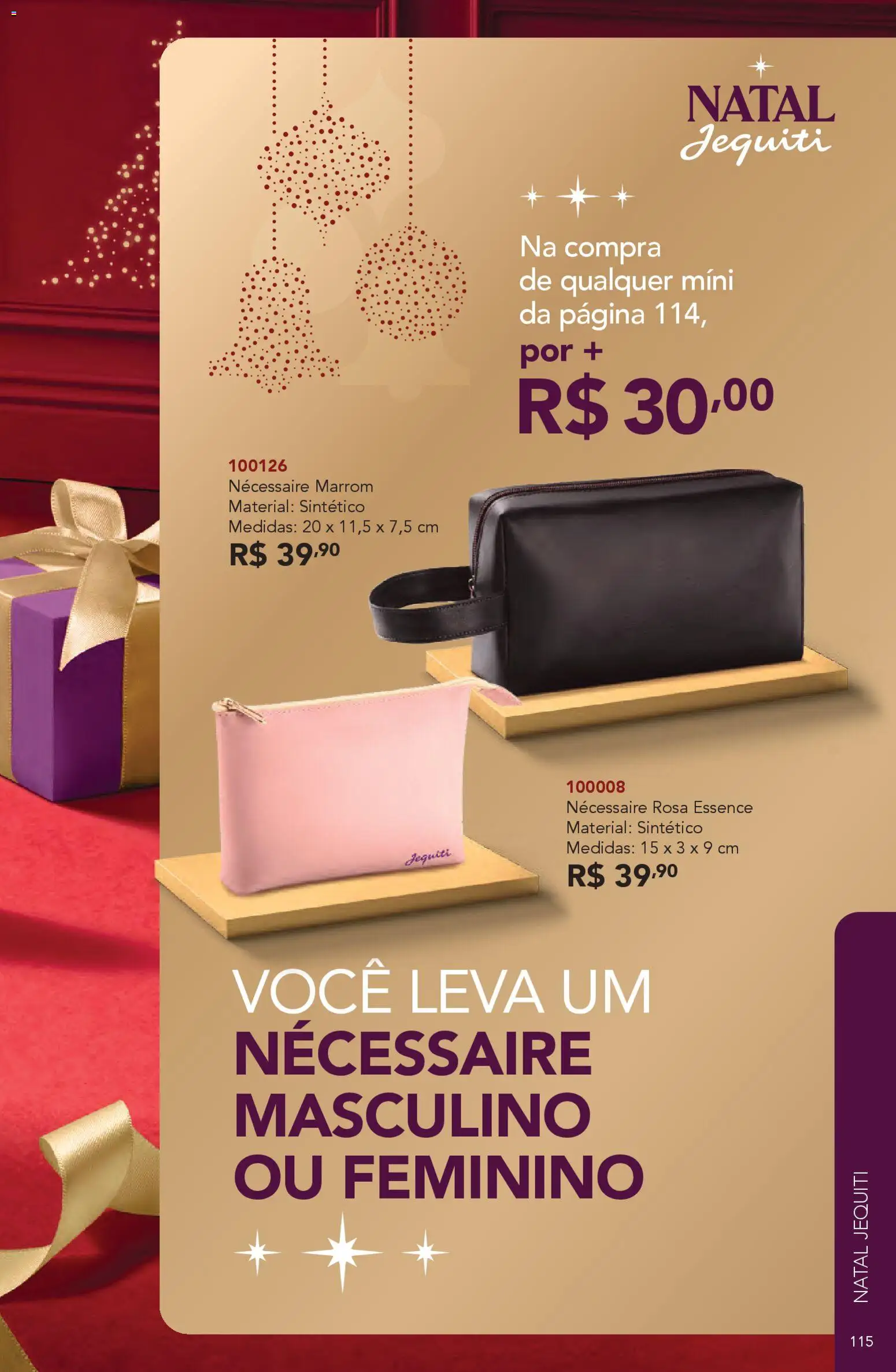 Jequiti Folheto - válido de 11.11.2025 | Página: 115 | Produtos: Necessaire