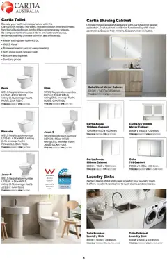 Preview of Mitre 10 - Bathroom, Kitchen and Laundry E-selection Guide 2026 - valid from 13.02.2026 | Page: 4