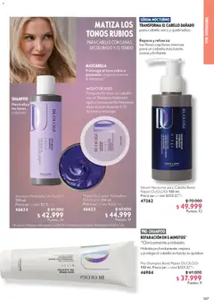 Oriflame - Catálogo 03 -  Vista previa de la revista de la tienda Oriflame valido desde el 14.02.2026 | Página: 107 | Productos: Serum, Shampoo, Mascarilla