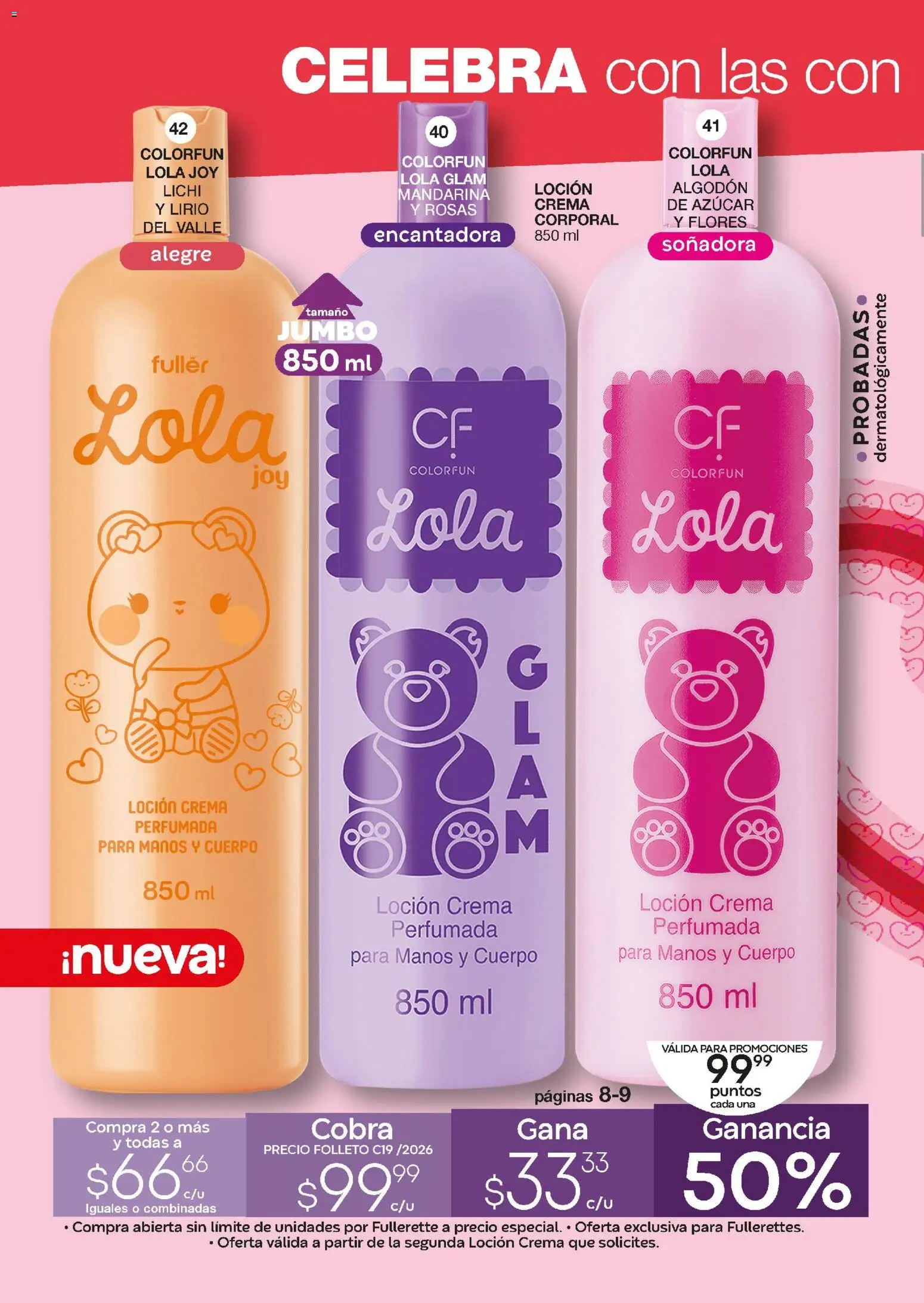Nuevas ofertas de Fuller válidas en toda la República Mexicana desde el 24.12.2025. ¡Encuentra las mejores ofertas en Fuller Revista Gana Más C19! | Página: 6 | Productos: Azúcar, Crema, Loción, Algodón