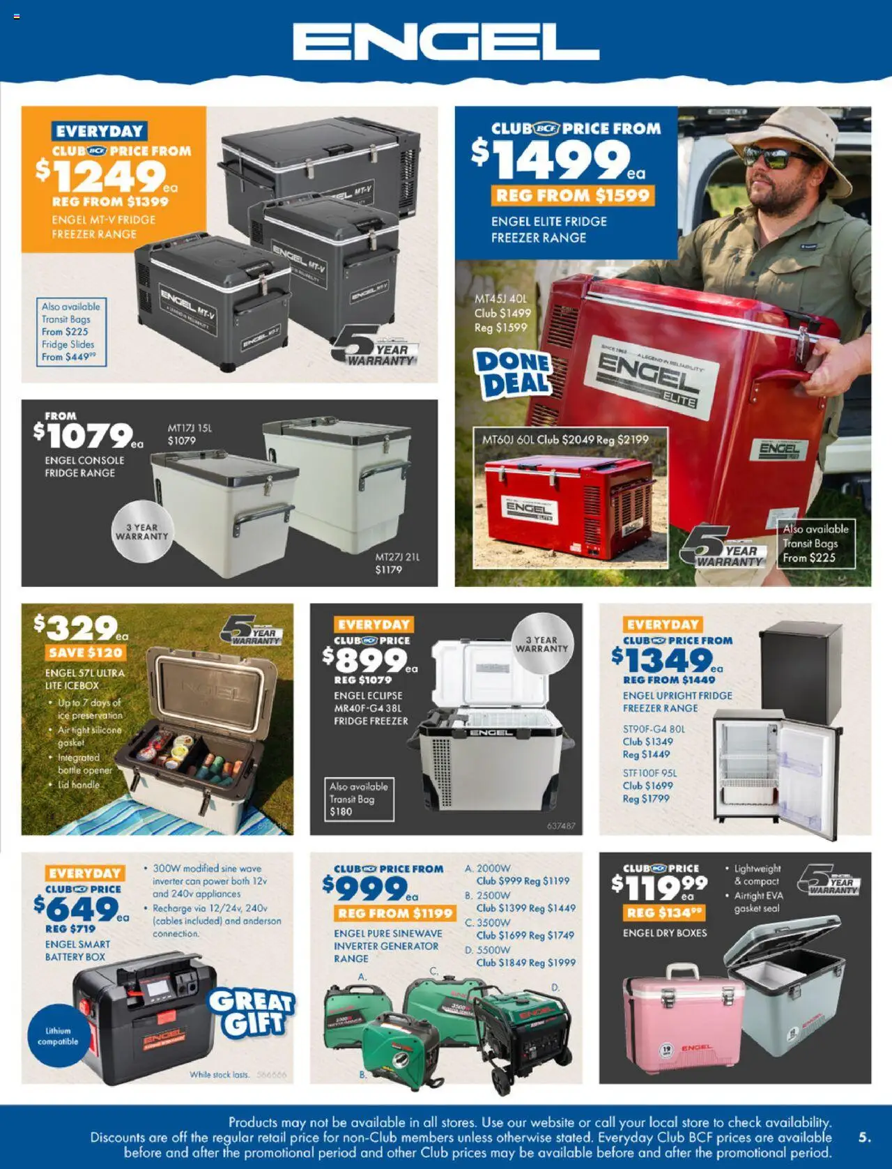 BCF catalogue - valid from 18.08.2025 | Page: 5 | Products: Box, Slides, Fridge, Freezer