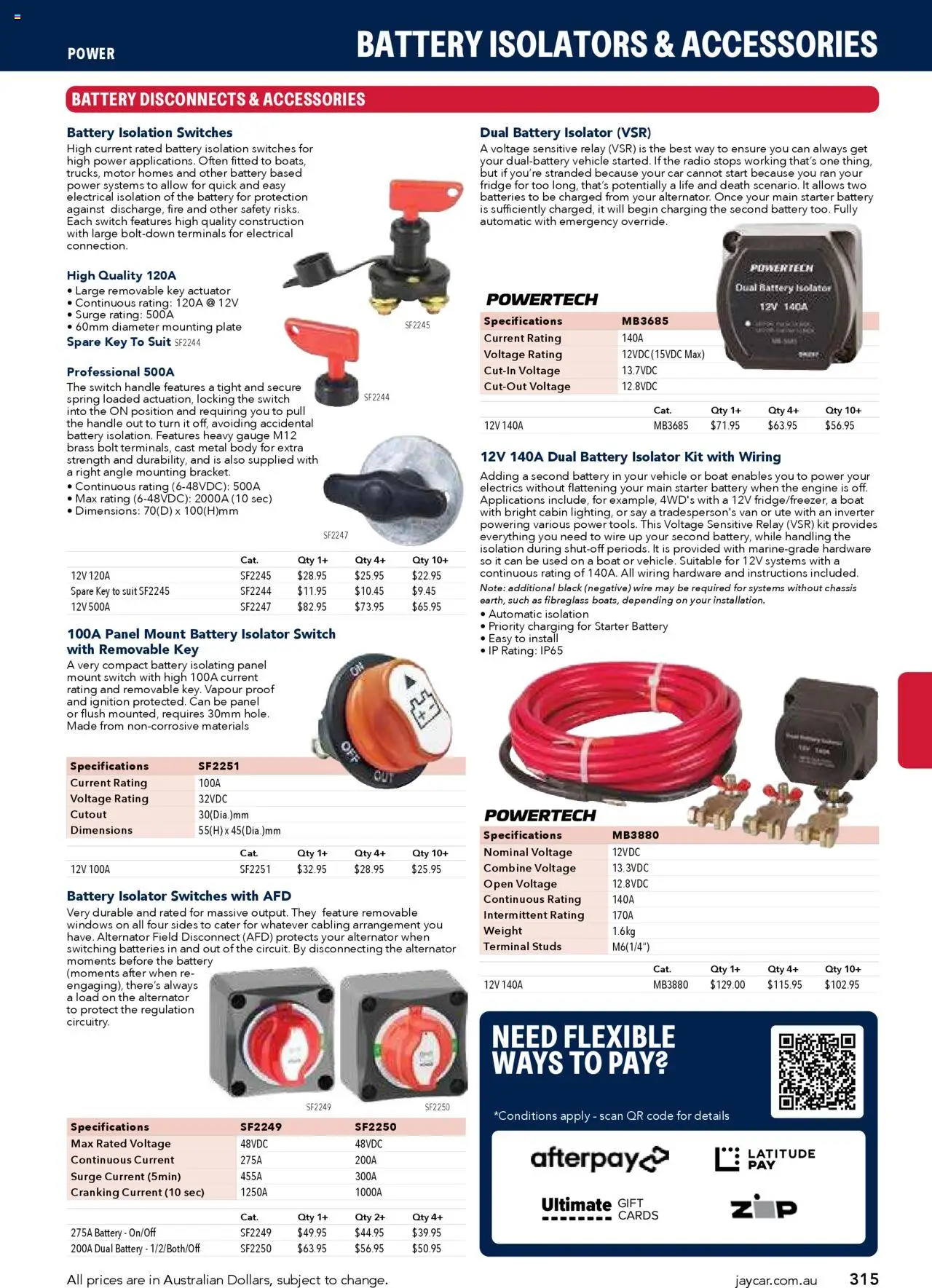 Jaycar catalogue - valid from 09.07.2025 | Page: 315 | Products: Suit, Radio, Fridge, Weight