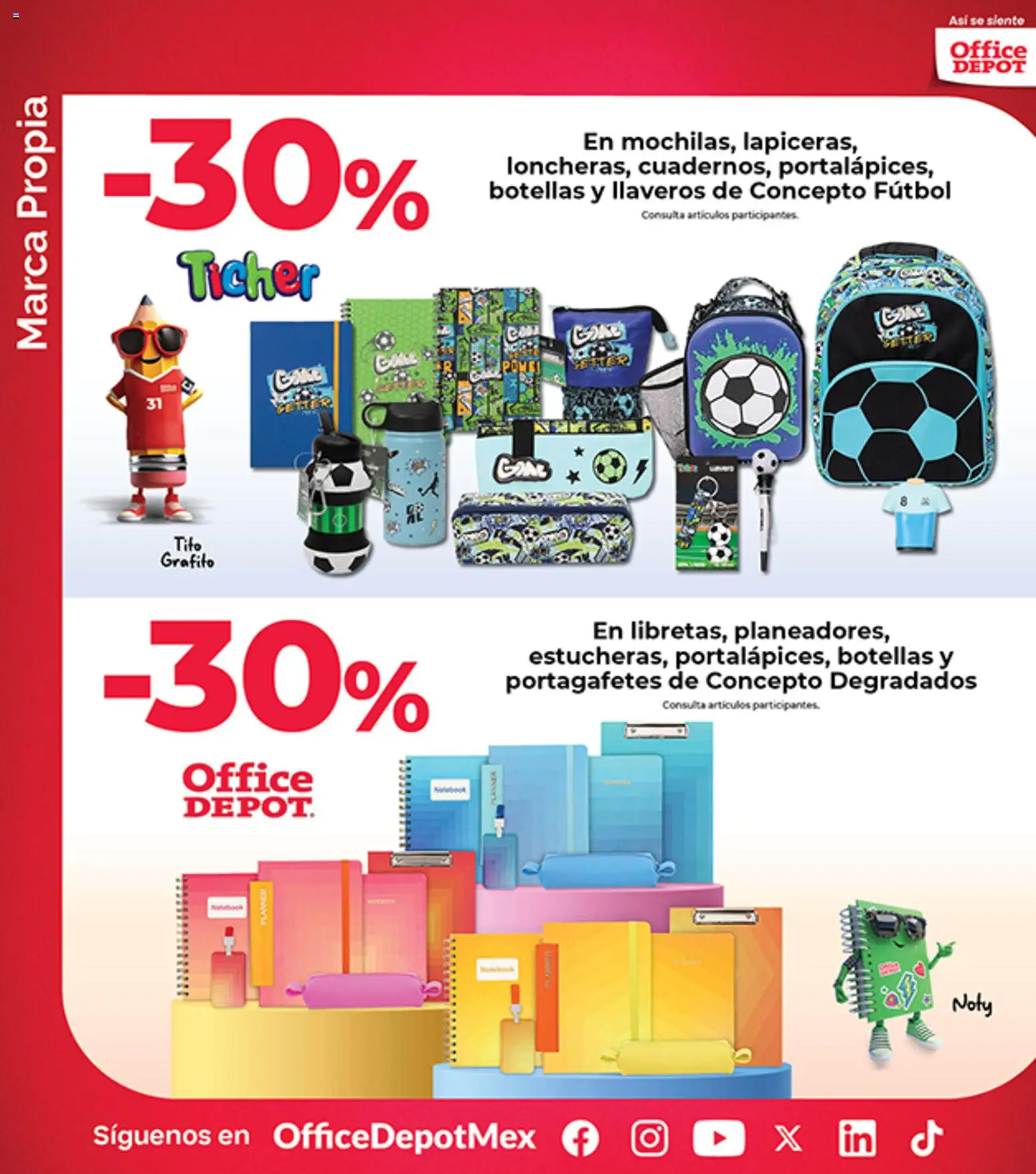 Nuevas ofertas de Office Depot válidas en toda la República Mexicana desde el 01.03.2026. ¡Encuentra las mejores ofertas en Office Depot catálogo! | Página: 10