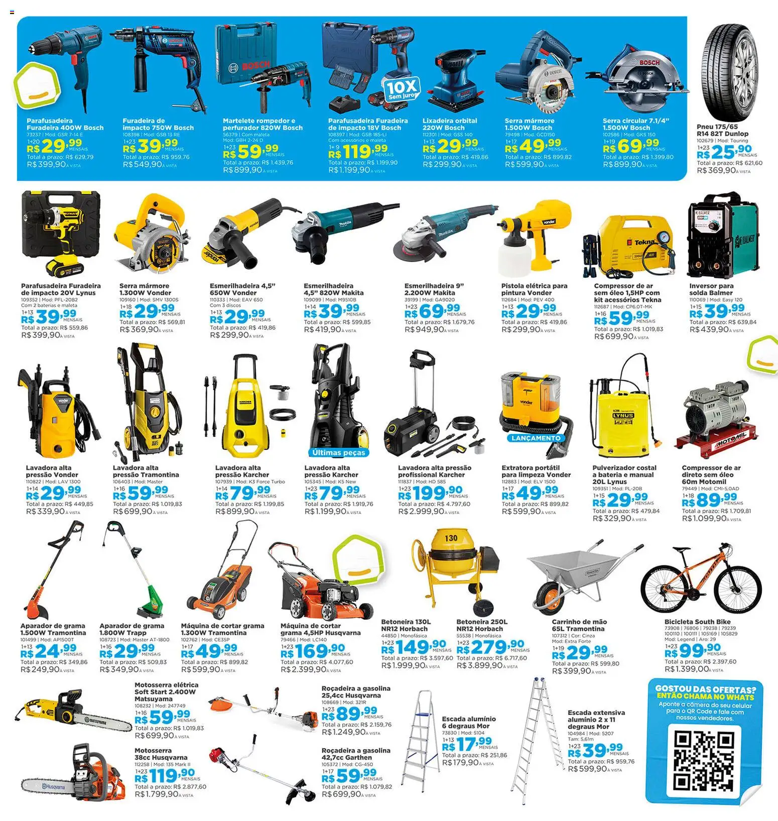 Lojas Solar Folheto - válido de 01.03.2026 | Página: 6 | Produtos: Pneu, Óleo, Parafusadeira, Lixadeira