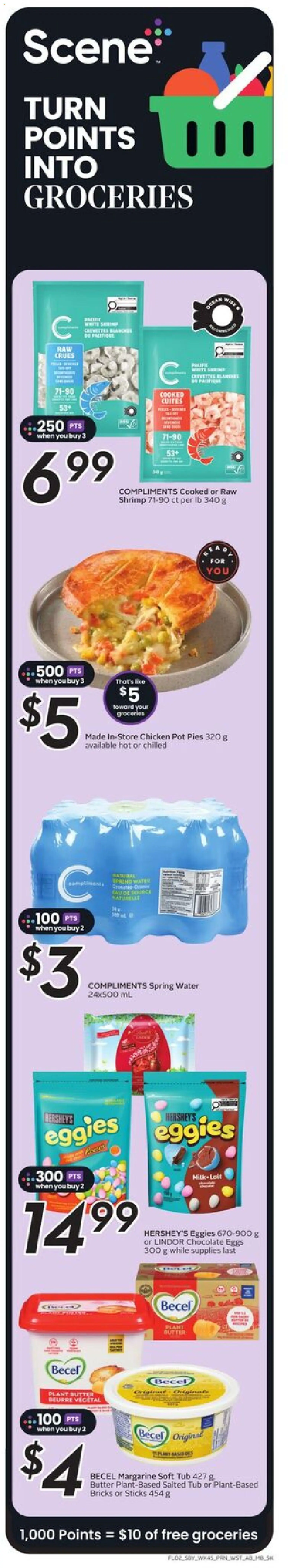 Safeway flyer valid from 05.03.2026 | Page: 3 | Products: Butter, Eggs, Chocolate, Chicken
