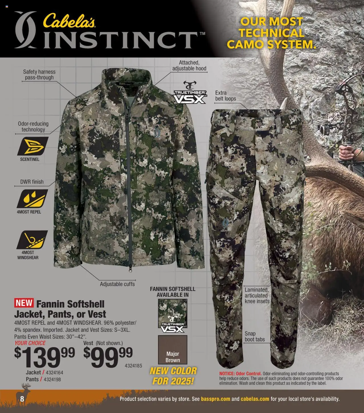 Cabela's Archery 25 - valid from 15.07.2025 | Page: 8 | Products: Vest, Jacket, Pants, Belt