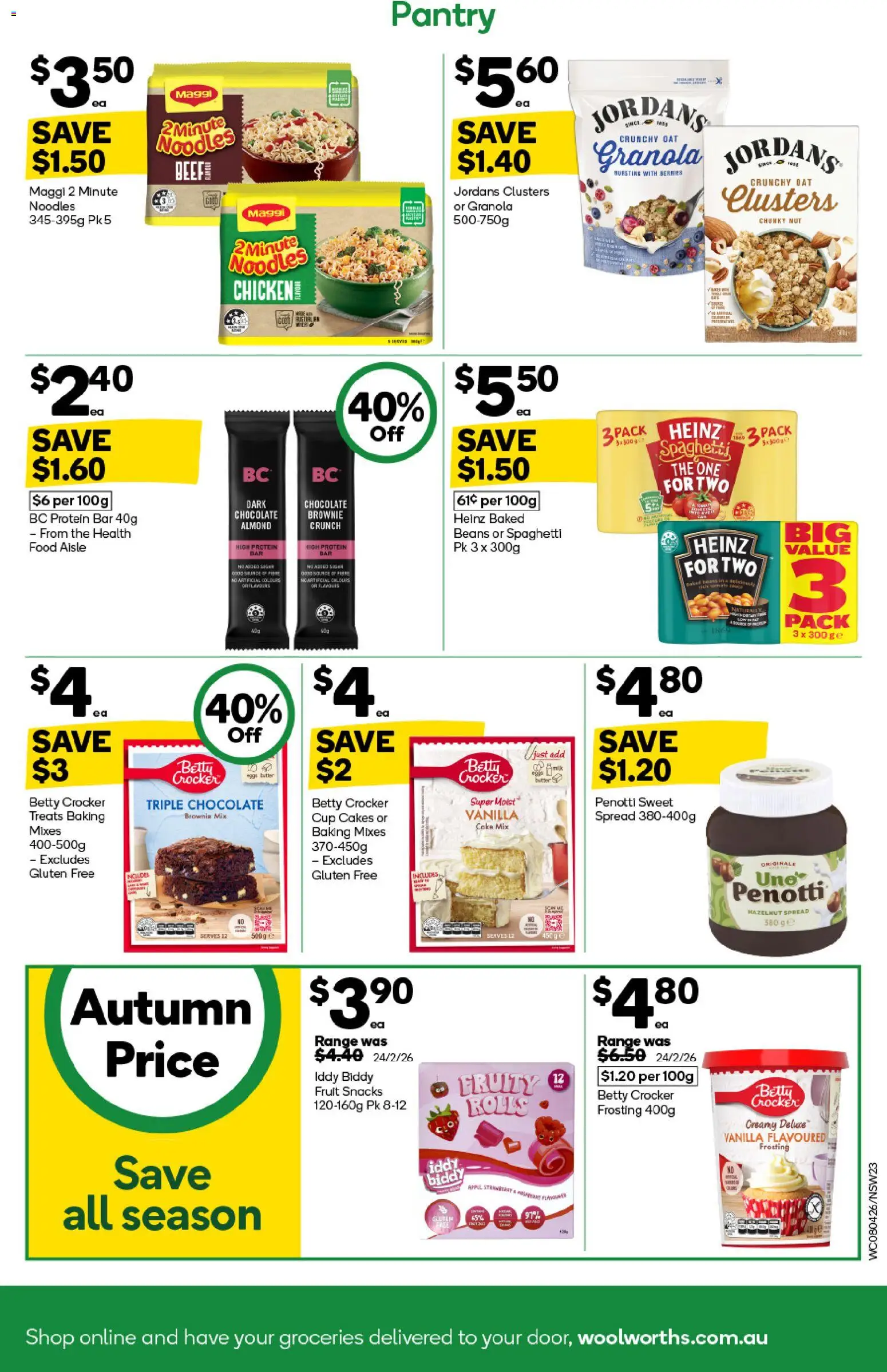 Woolworths catalogue - valid from 08.04.2026 | Page: 23 | Products: Chocolate, Chicken, Noodles, Beef