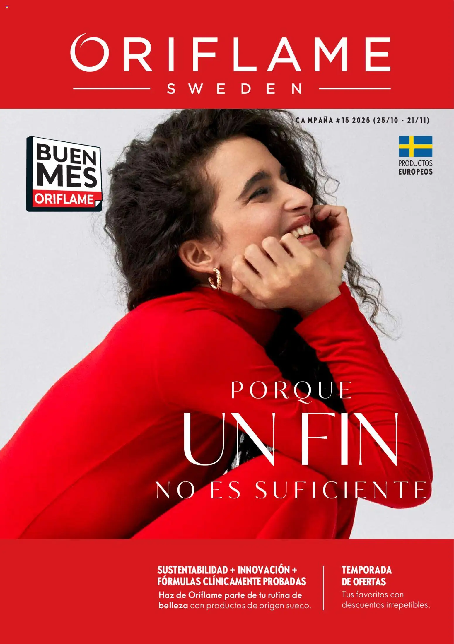 Nuevas ofertas de Oriflame válidas en toda la República Mexicana desde el 25.10.2025. ¡Encuentra las mejores ofertas en Oriflame Buen Fin! | Página: 1 | Productos: Campana