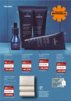 Natura revista - valida desde el 14.08.2025 | Página: 64 | Productos: Bálsamo, Bolsa, Maquina de afeitar, Aceite