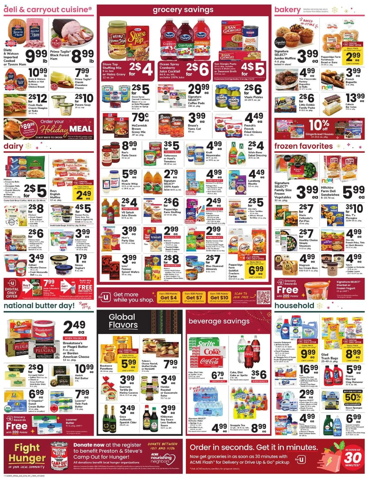 Acme Weekly Ad - PA - valid from 14.11.2025 | Page: 4 | Products: Bread, Coffee, Rice, Bag