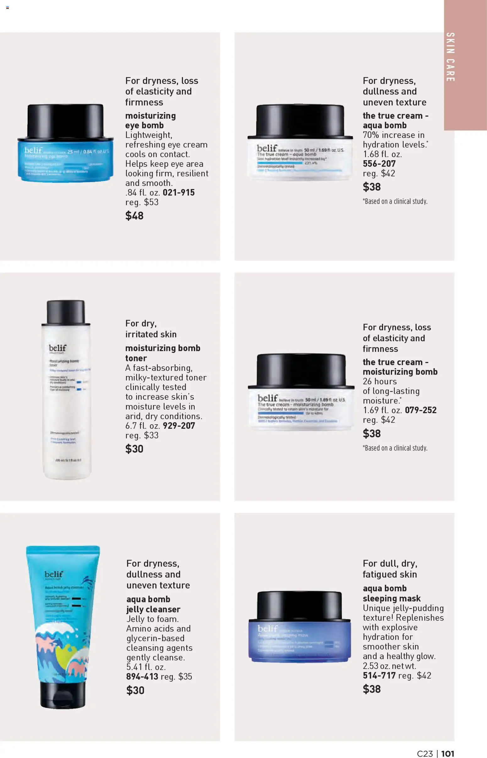 Avon Brochure - valid from 05.11.2025 | Page: 101 | Products: Mask, Eye Cream, Cream, Toner