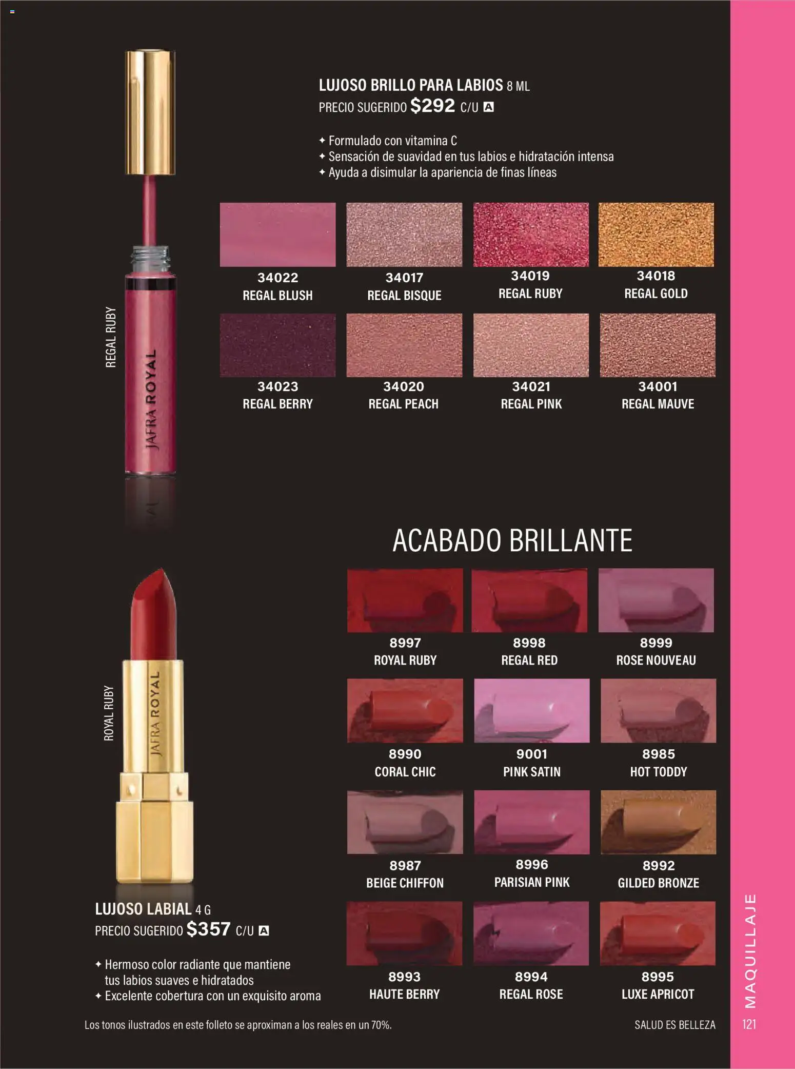 Nuevas ofertas de JAFRA válidas en toda la República Mexicana desde el 01.02.2026. ¡Encuentra las mejores ofertas en JAFRA catálogo Organizador de Ventas! | Página: 119 | Productos: Brillo, Radiante, Maquillaje