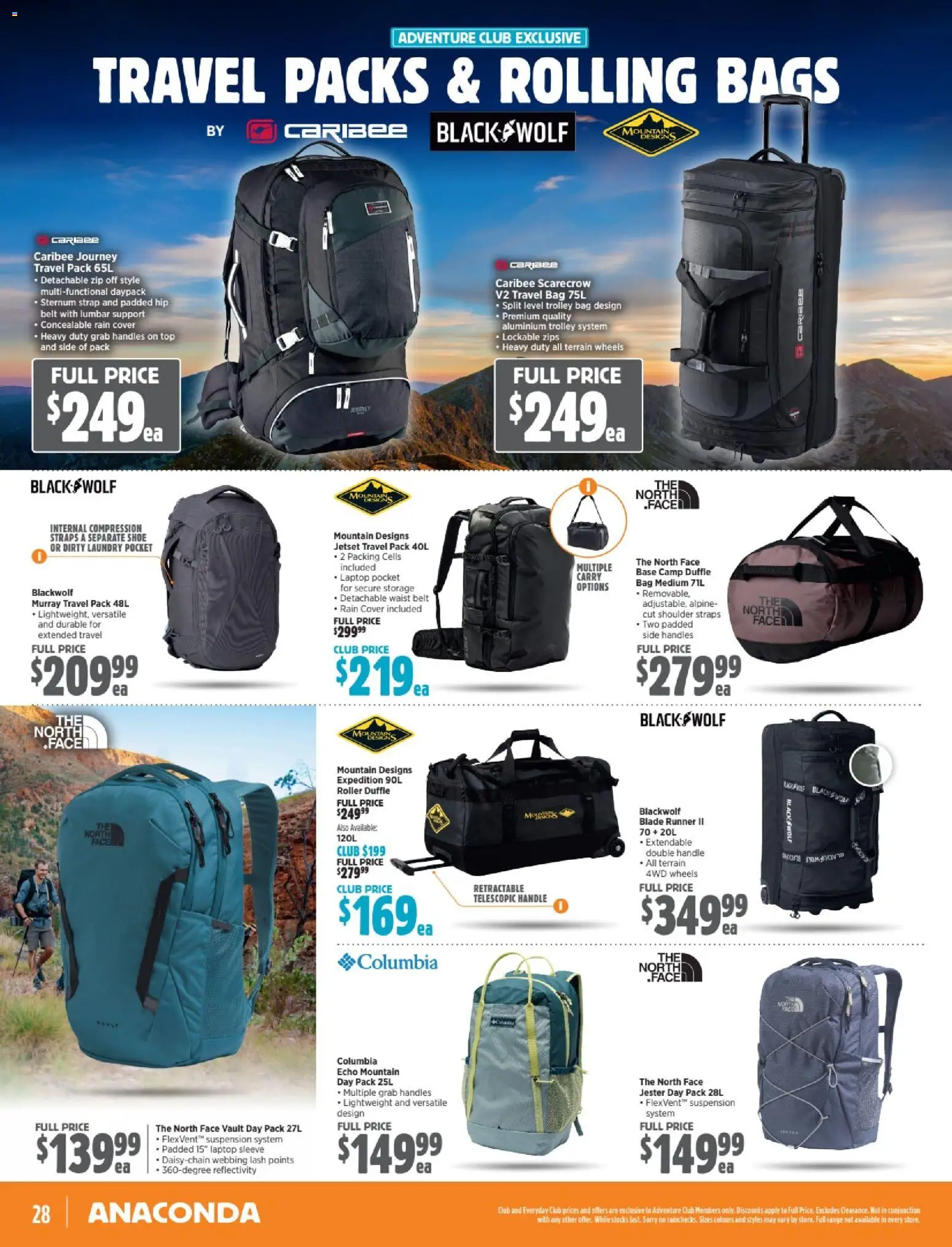 Anaconda catalogue - valid from 03.12.2025 | Page: 28 | Products: Travel bag, Belt, Laundry, Bag