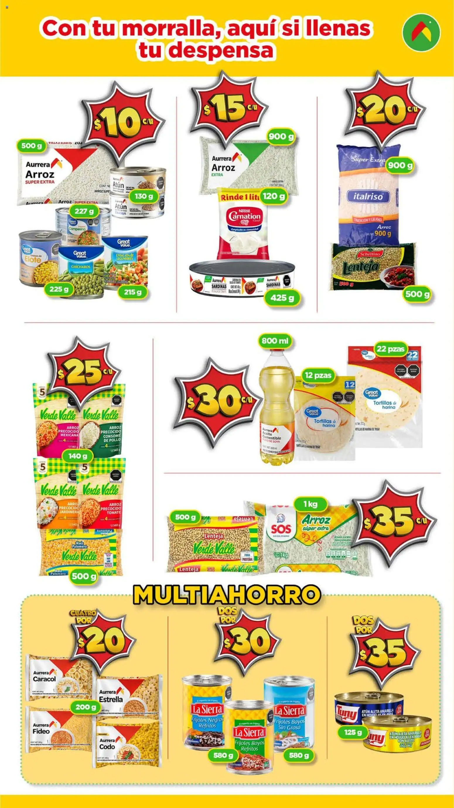 Nuevas ofertas de Bodega Aurrerá válidas en toda la República Mexicana desde el 01.01.2026. ¡Encuentra las mejores ofertas en Bodega Aurrerá folleto! | Página: 6 | Productos: Chícharos, Atún, Tomate, Aceite