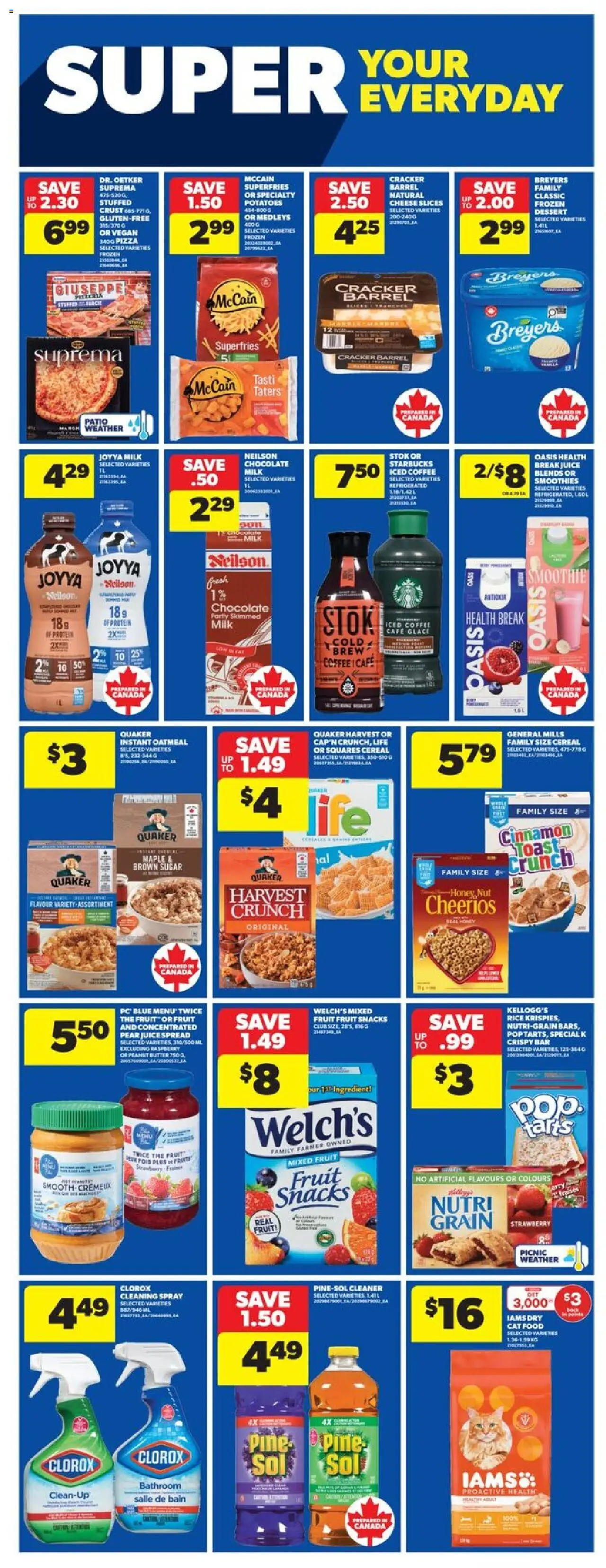 Real Canadian Superstore flyer valid from 29.05.2025 | Page: 20 | Products: Cheese, Chocolate, Pizza, Juice