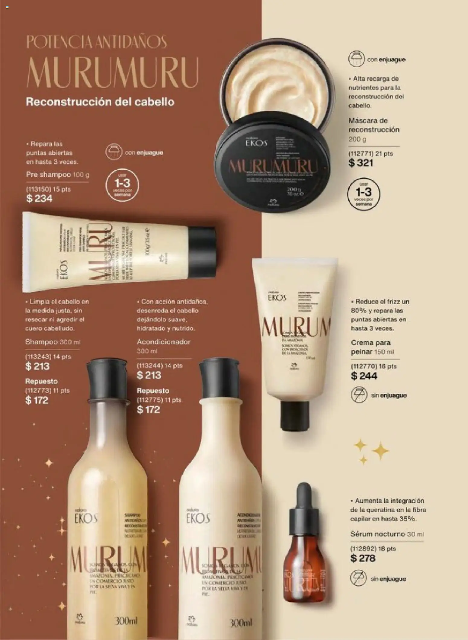 Nuevas ofertas de Natura válidas en toda la República Mexicana desde el 01.12.2025. ¡Encuentra las mejores ofertas en Natura campaña 18 2025! | Página: 128 | Productos: Serum, Crema, Máscara, Acondicionador