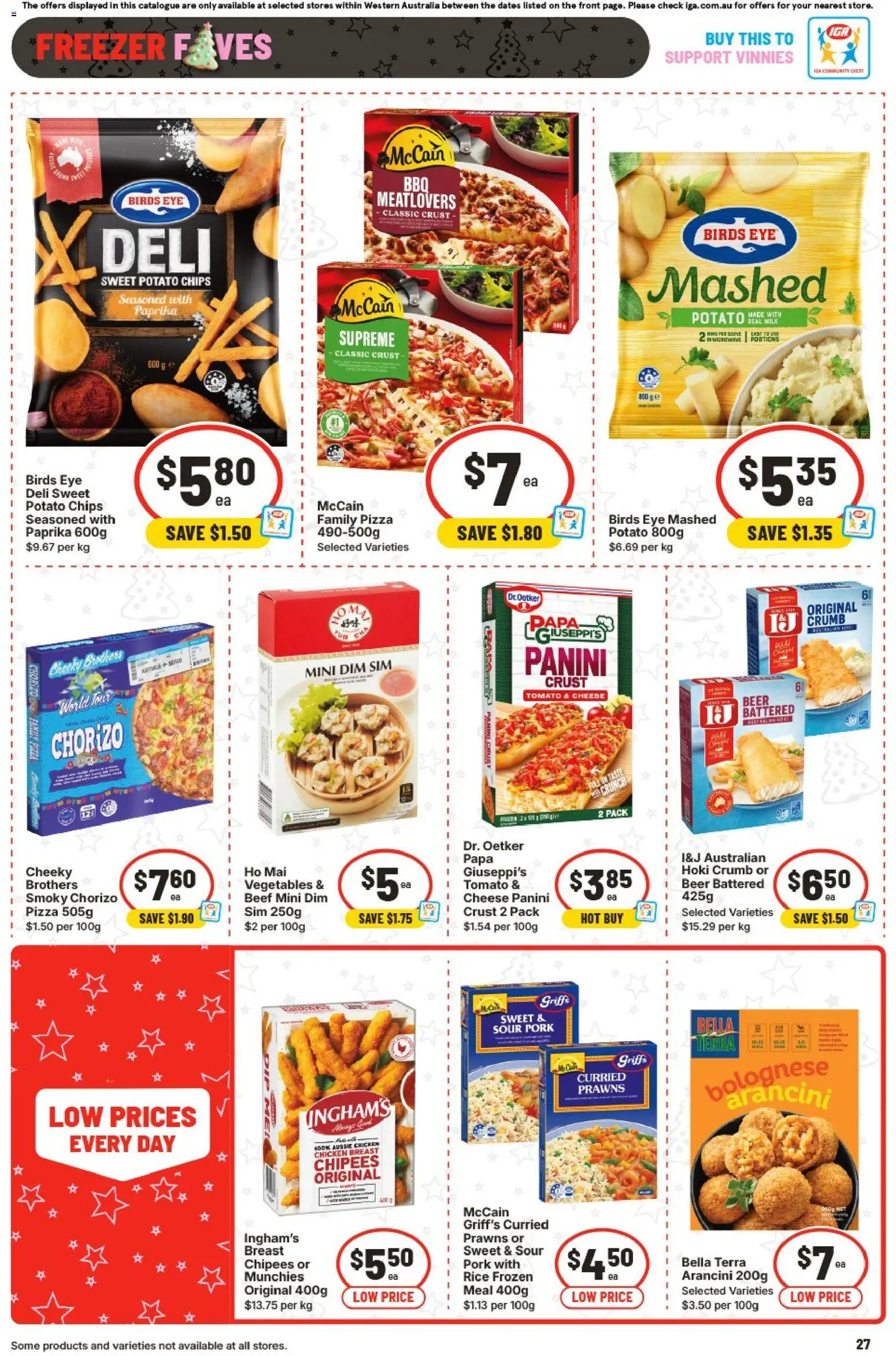 IGA catalogue - valid from 10.12.2025 | Page: 34 | Products: Chips, Paprika, Freezer, Microwave