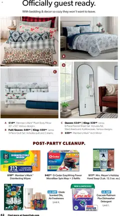 Preview of Sam's Club weekly ads valid from 20.10.2025 | Page: 42 | Products: Soap, Detergent, Lemon, Sheet