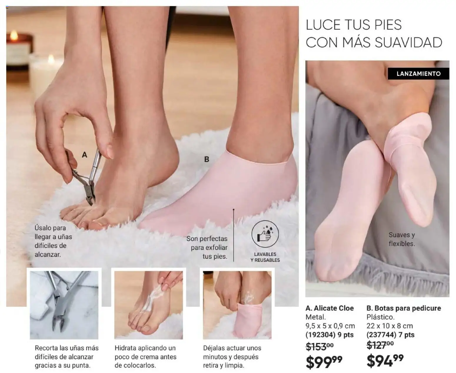 Nuevas ofertas de AVON válidas en toda la República Mexicana desde el 30.01.2026. ¡Encuentra las mejores ofertas en AVON Casa & Estilo 3 2026! | Página: 115 | Productos: Botas, Crema, Alicate