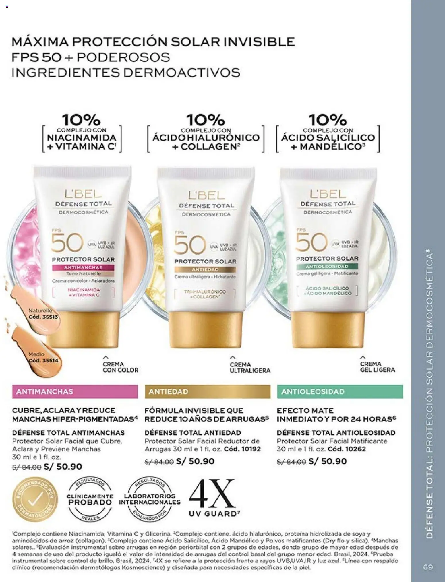 Catálogo L'Bel válido desde 31.01.2026 | Página: 73 | Productos: Protector solar, Arroz, Crema