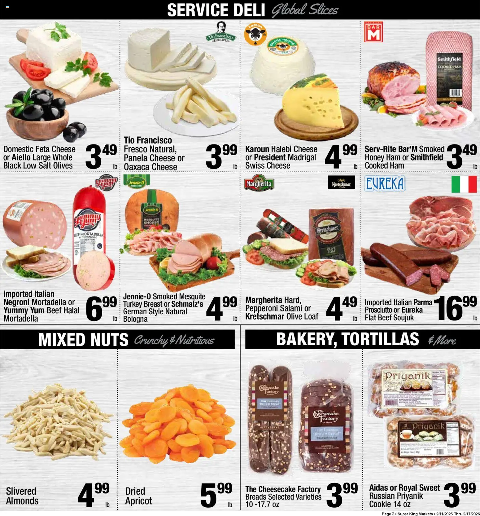 Super King - Weekly Ad - valid from 11.02.2026 | Page: 10 | Products: Beef, Nuts, Salt, Cheesecake