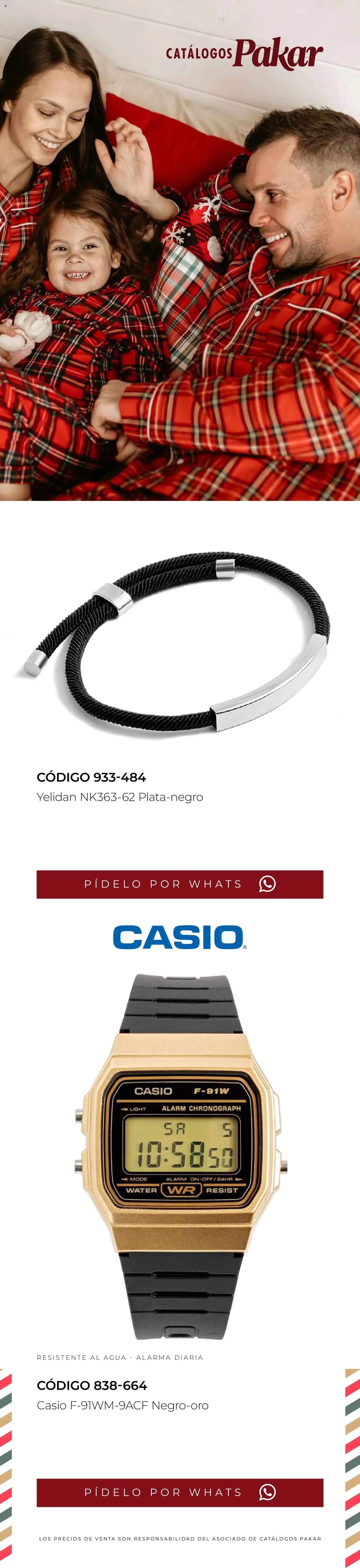 Nuevas ofertas de SC Pakar válidas en toda la República Mexicana desde el 14.11.2025. ¡Encuentra las mejores ofertas en SC Pakar catálogo Regalos Navidad! | Página: 30 | Productos: Agua, Alarma