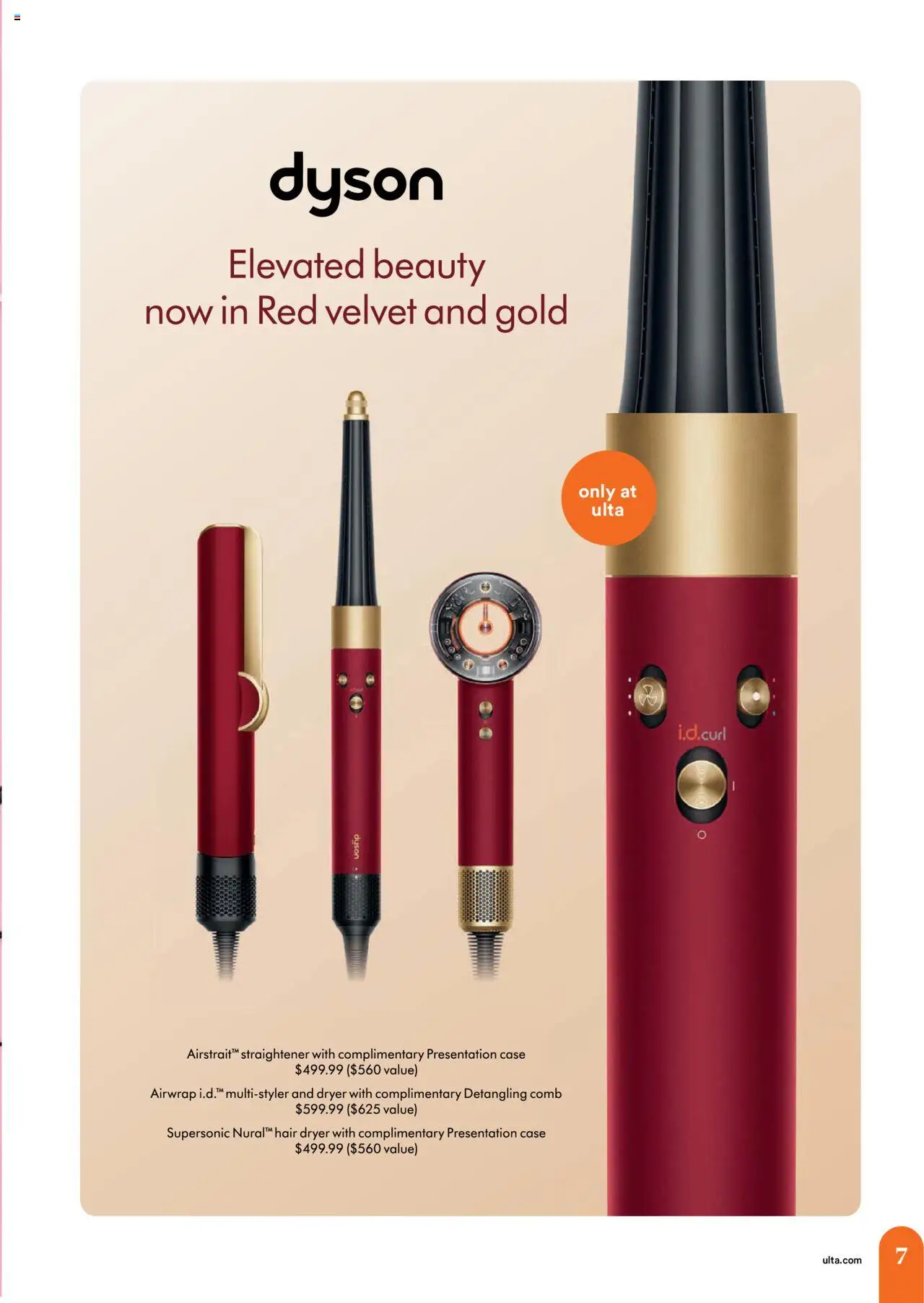 Ulta Beauty Weekly Ad - valid from 03.08.2025 | Page: 7 | Products: Hair dryer, Case, Dryer