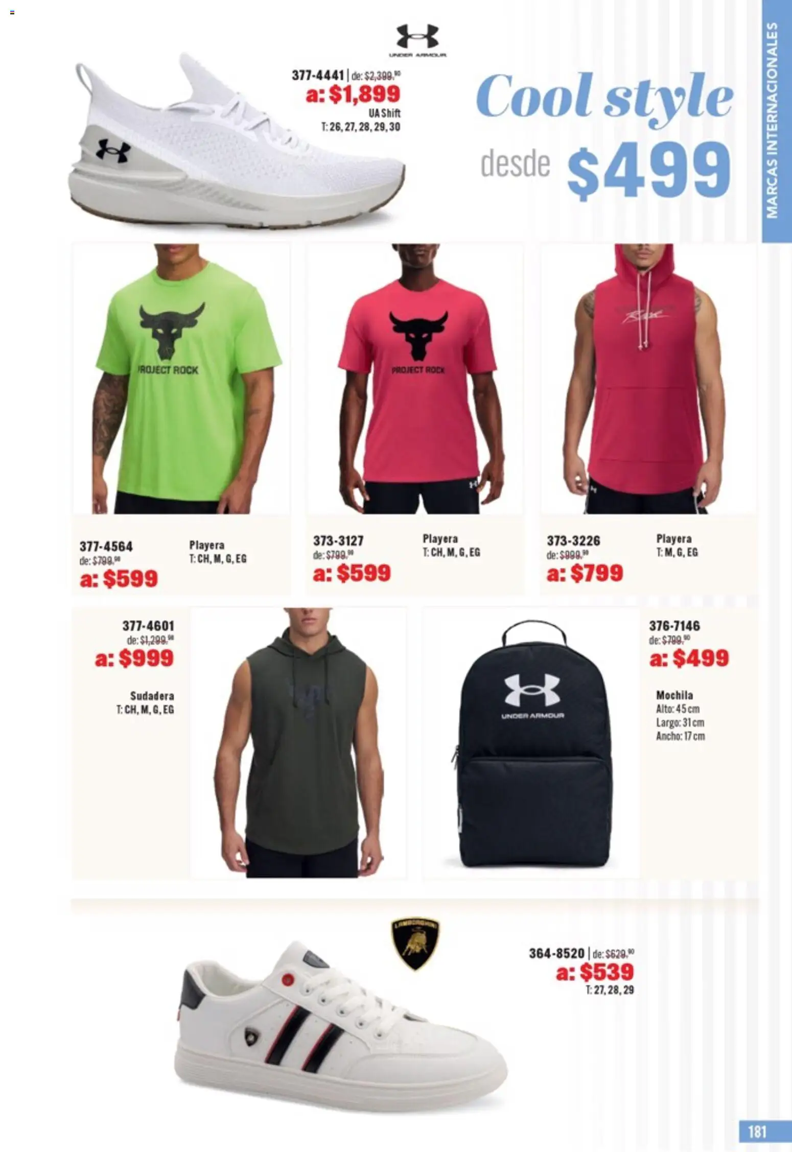 Nuevas ofertas de Andrea válidas en toda la República Mexicana desde el 05.04.2026. ¡Encuentra las mejores ofertas en Andrea catálogo Outlet! | Página: 181 | Productos: Mochila, Sudadera, Playera