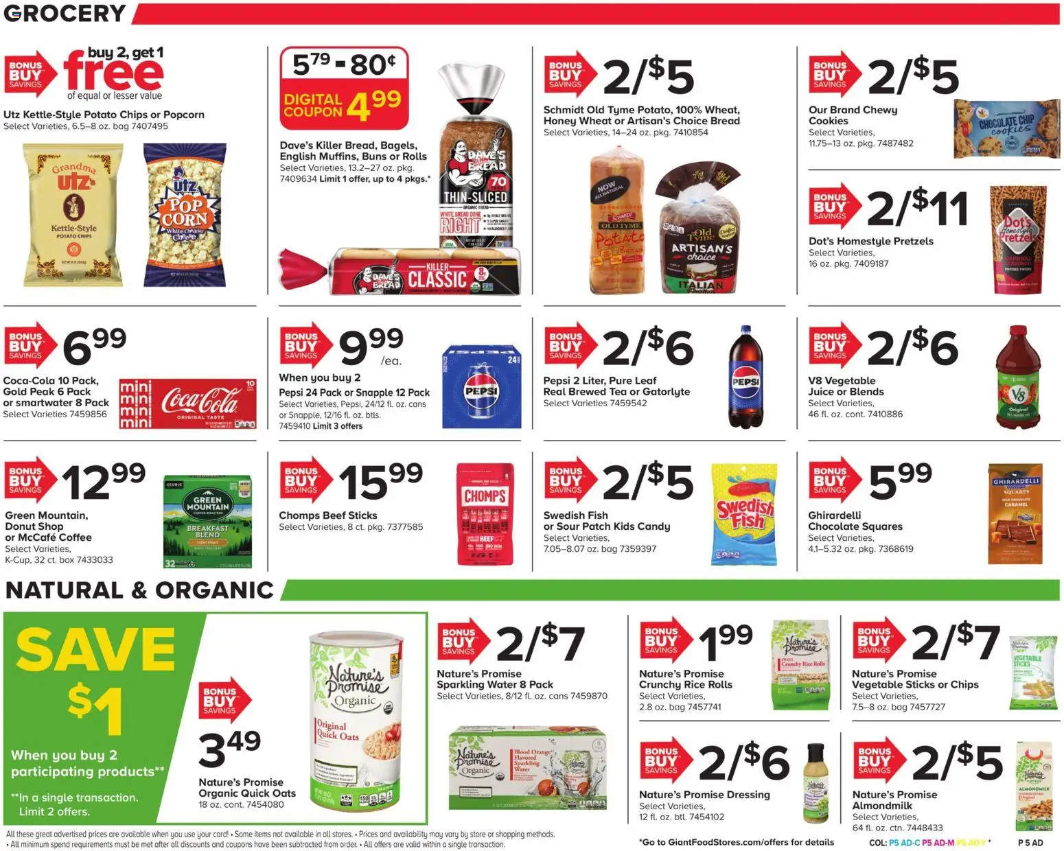 Giant Weekly Ad - valid from 31.10.2025 | Page: 12 | Products: Box, Bread, Juice, Bag