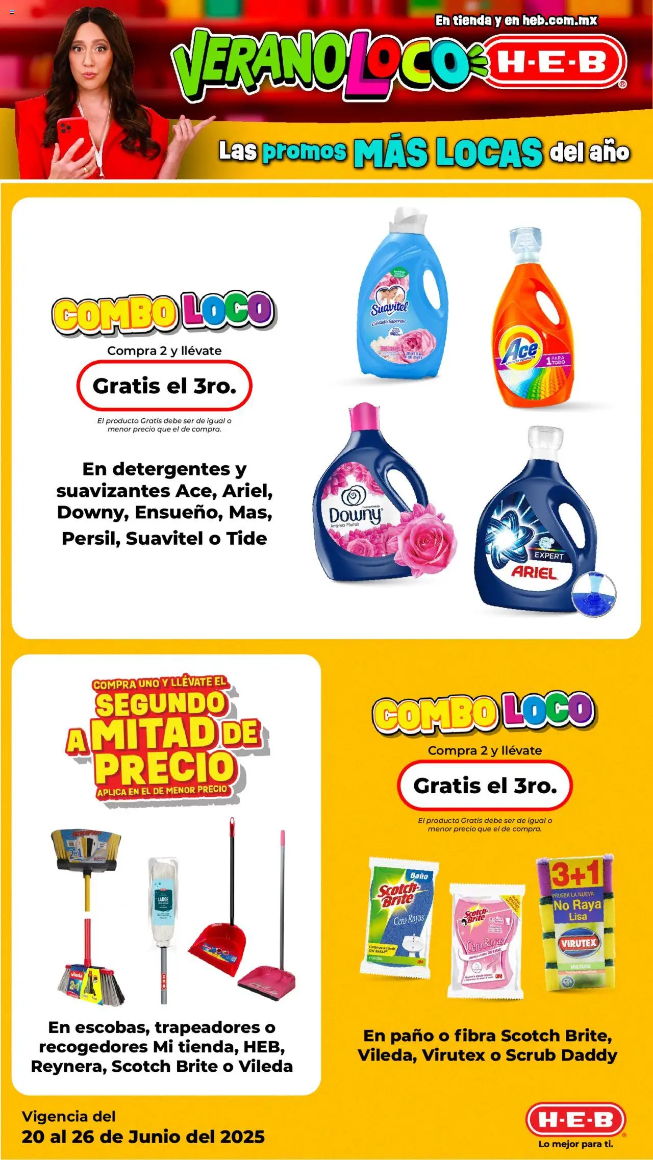 Nuevas ofertas de H-E-B válidas en toda la República Mexicana desde el 20.06.2025. ¡Encuentra las mejores ofertas en H-E-B folleto! | Página: 4 | Productos: Baño