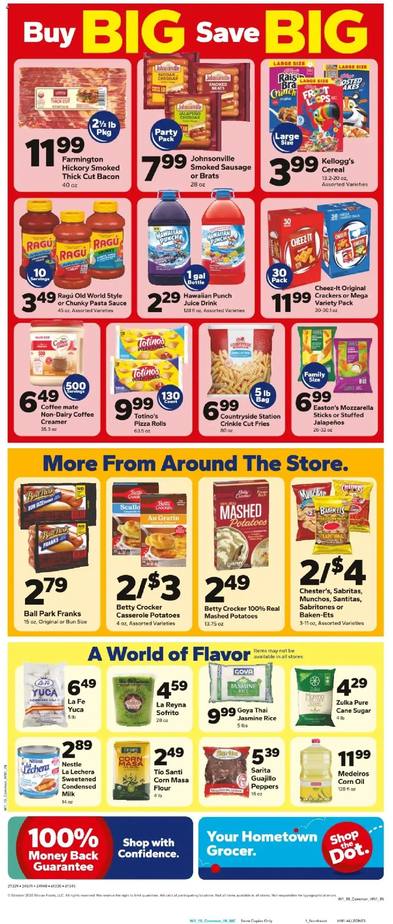 Save a Lot - Weekly Ad - valid from 01.10.2025 | Page: 2 | Products: Peppers, Pizza, Pork, Potatoes