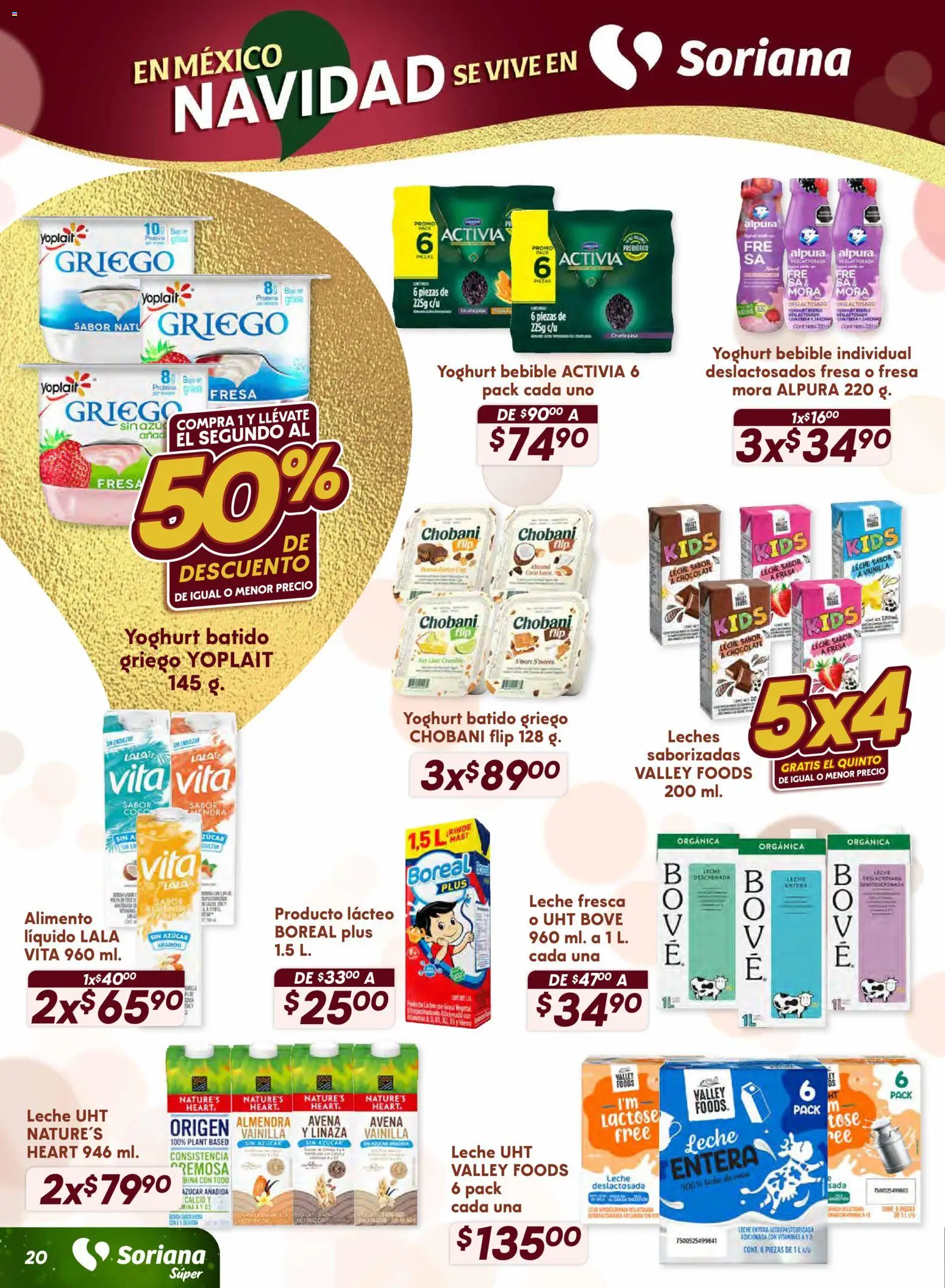 Nuevas ofertas de Soriana válidas en toda la República Mexicana desde el 18.11.2025. ¡Encuentra las mejores ofertas en Soriana - Preciazazaso Súper: Ags, Col, Gto, Jal, Mich! | Página: 20 | Productos: Fresa, Azúcar, Chocolate, Almendra