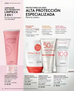 Catálogo Ésika válido desde 12.09.2025 | Página: 76 | Productos: Protector solar, Maquillaje