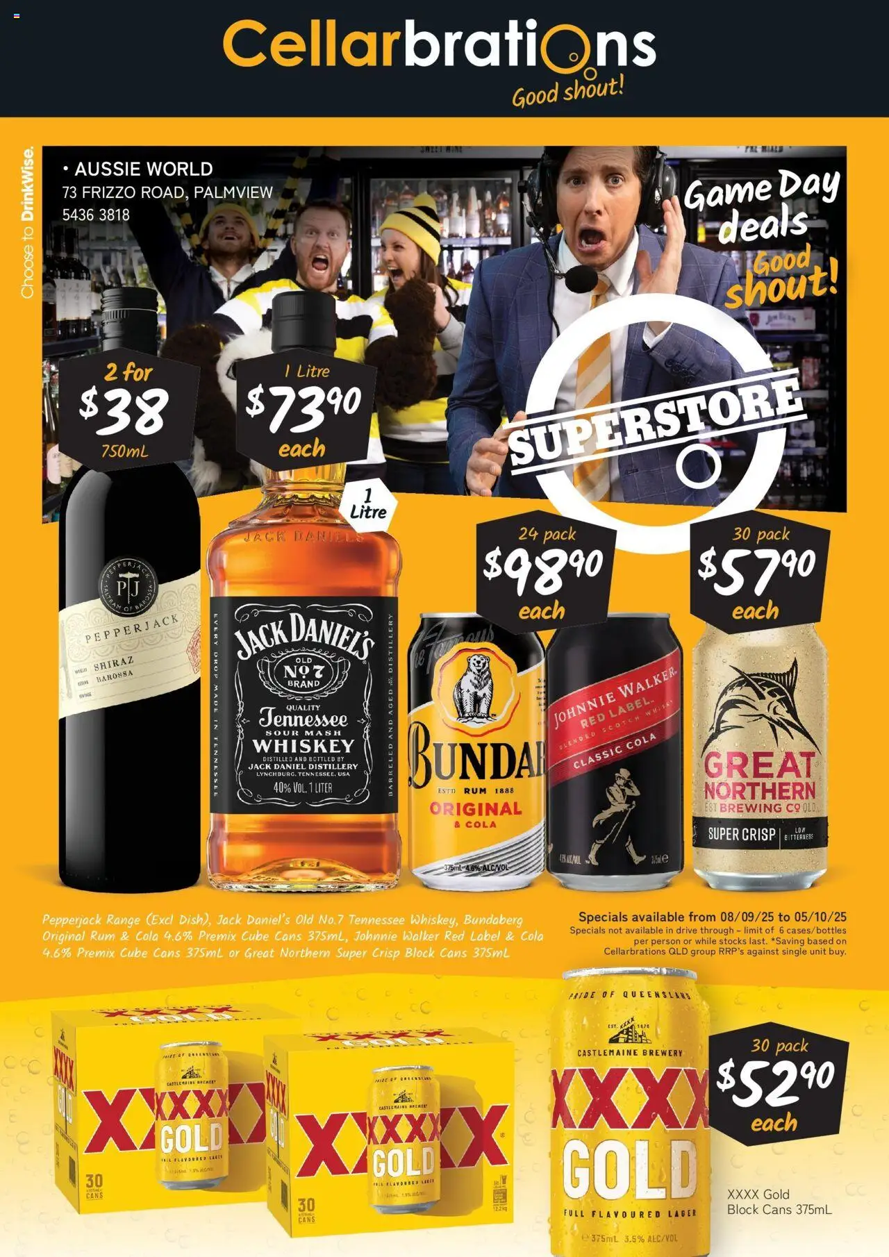 Cellarbrations catalogue - valid from 08.09.2025 | Page: 1 | Products: Whiskey, Rum, Scotch, Game