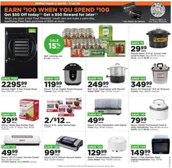 Preview of Mills Fleet Farm weekly ads valid from 06.04.2026 | Page: 21 | Products: Vacuum, Water, Pepper, Vacuum Sealer