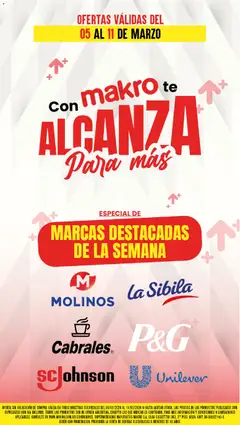 Vista previa Makro ofertas válido desde el 05.03.2026