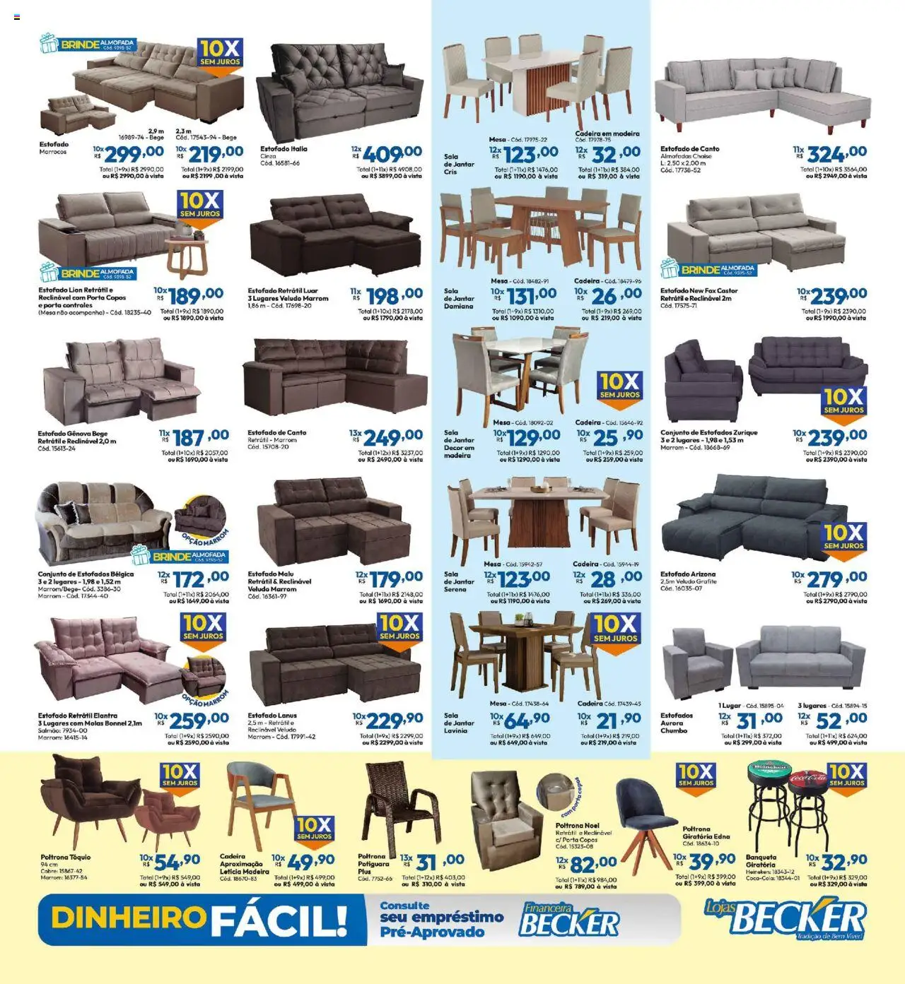 Lojas Becker Folheto - válido de 01.08.2025 | Página: 7 | Produtos: Salmão, Cadeira, Poltrona, Copos