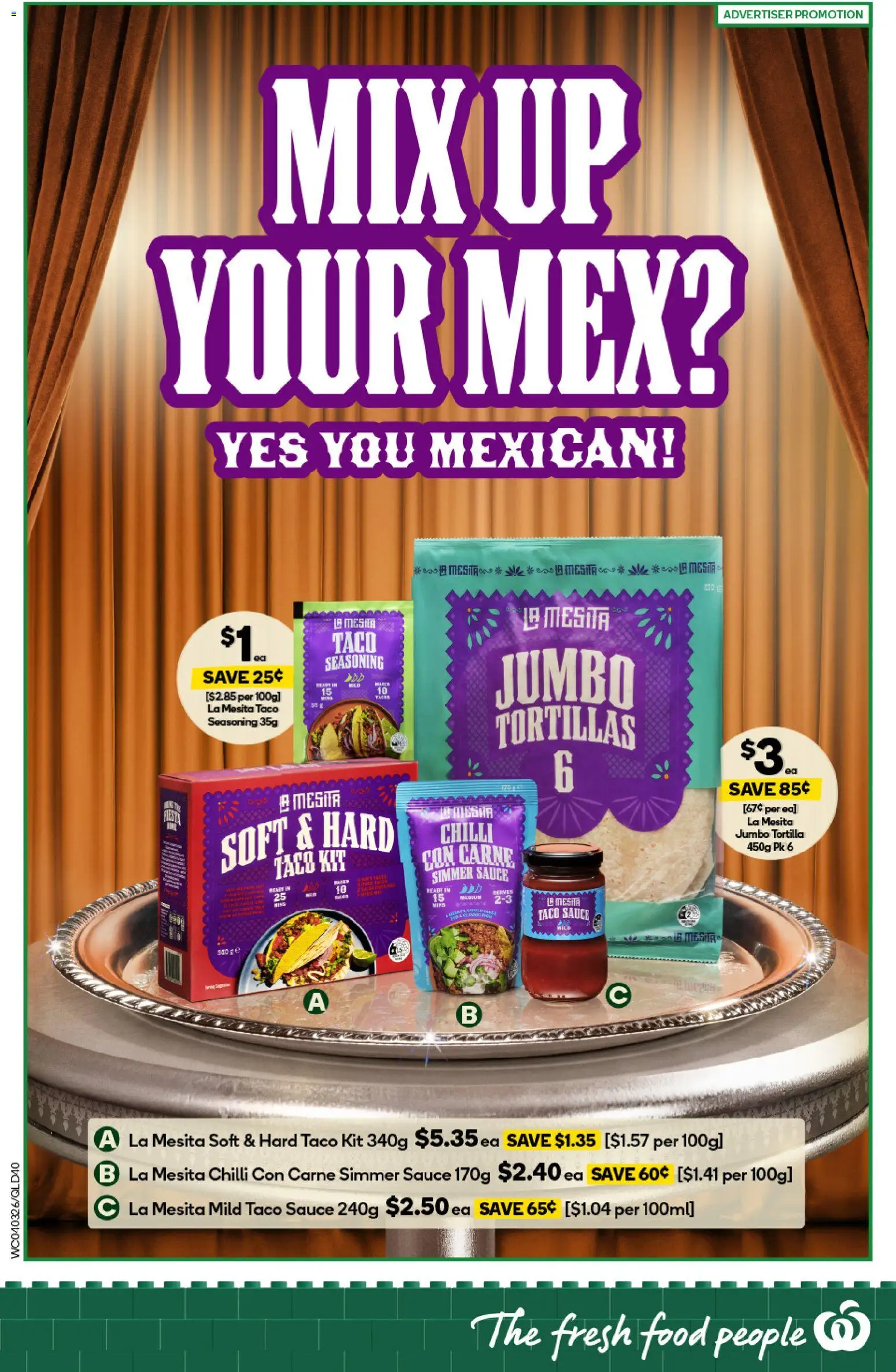 Woolworths catalogue - valid from 04.03.2026 | Page: 40 | Products: Sauce, Tortillas, Chilli