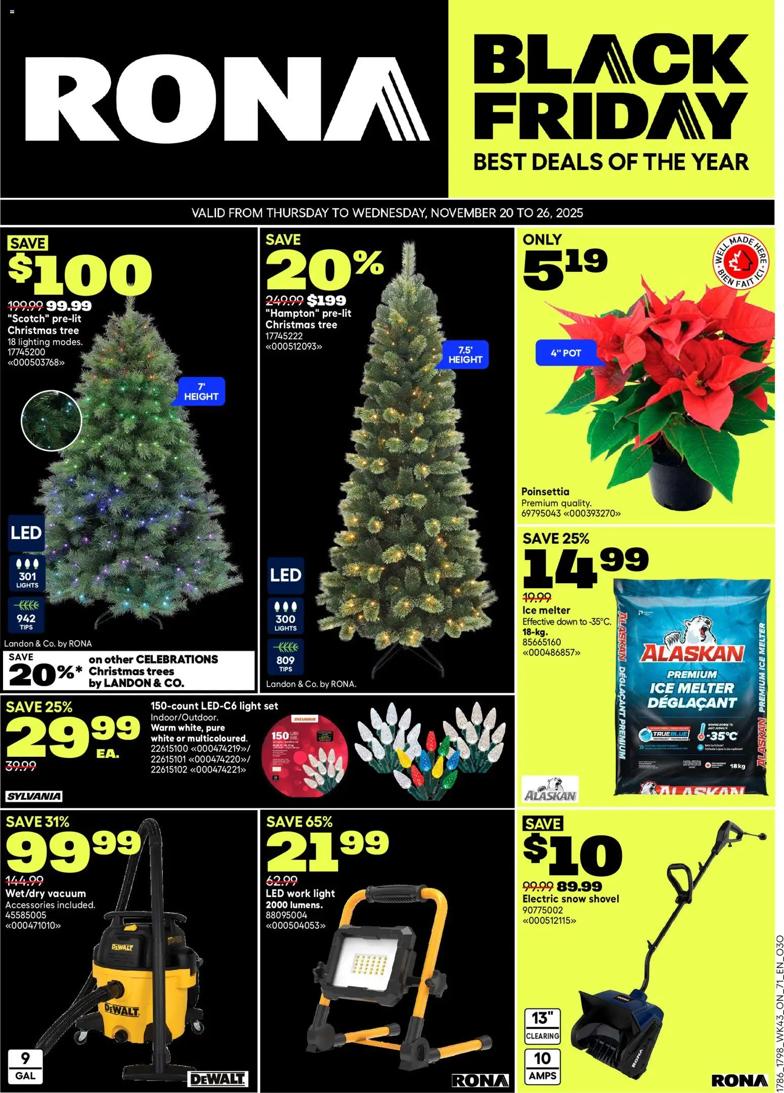 Rona flyer valid from 20.11.2025 | Page: 1
