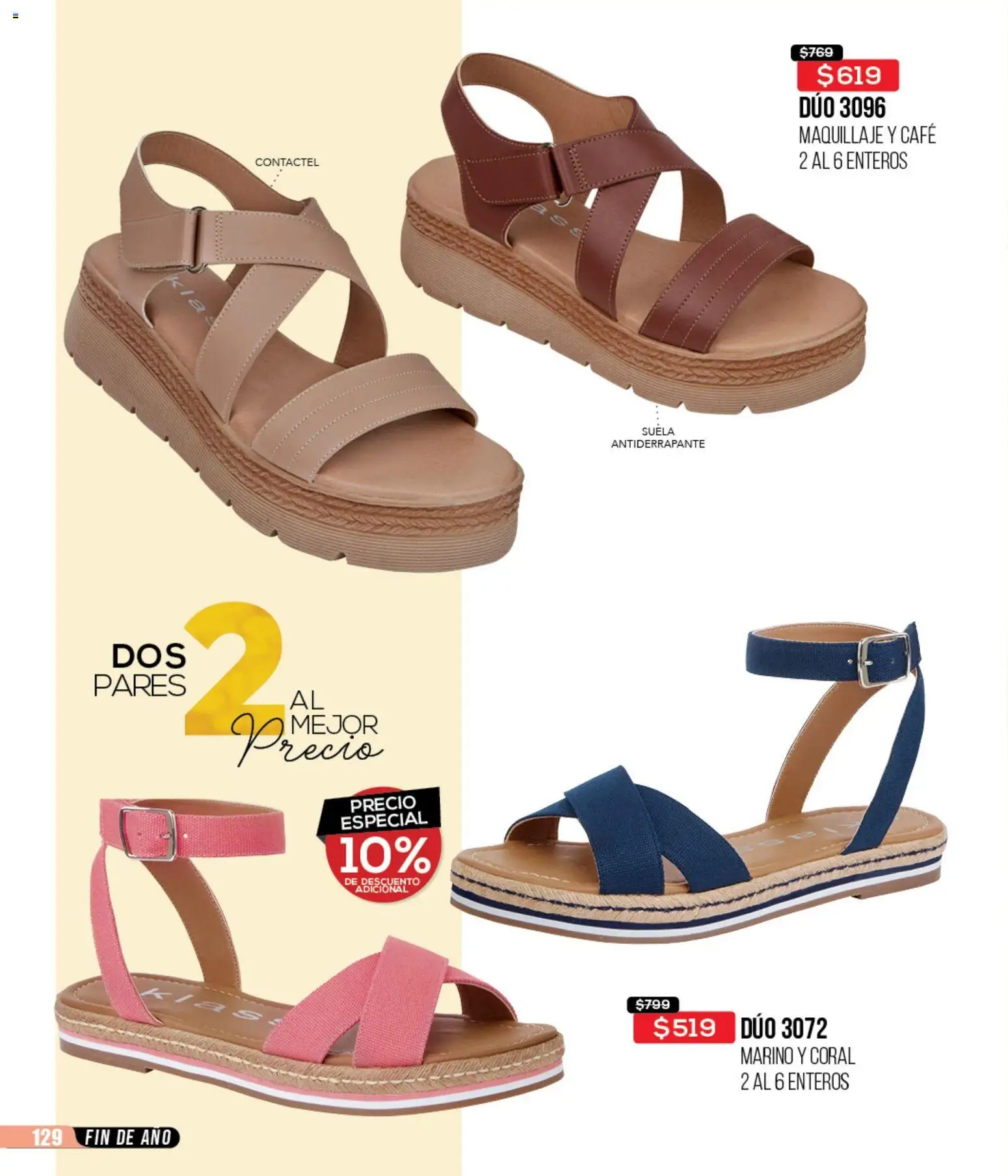 Nuevas ofertas de Cklass válidas en toda la República Mexicana desde el 02.01.2026. ¡Encuentra las mejores ofertas en Cklass catálogo Rebajas Inicio de Año Calzado! | Página: 130 | Productos: Café, Maquillaje